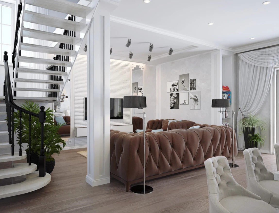 Интерьер в частотном доме