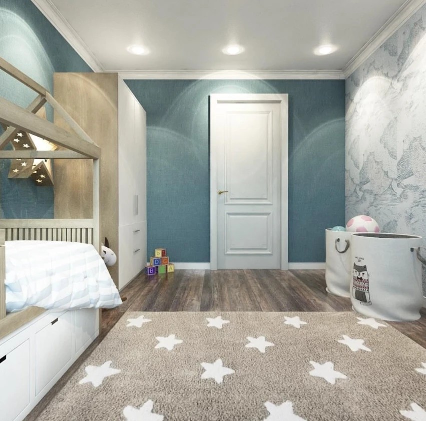 Двухкомнатная квартира стиль неоклассика + скандинавский