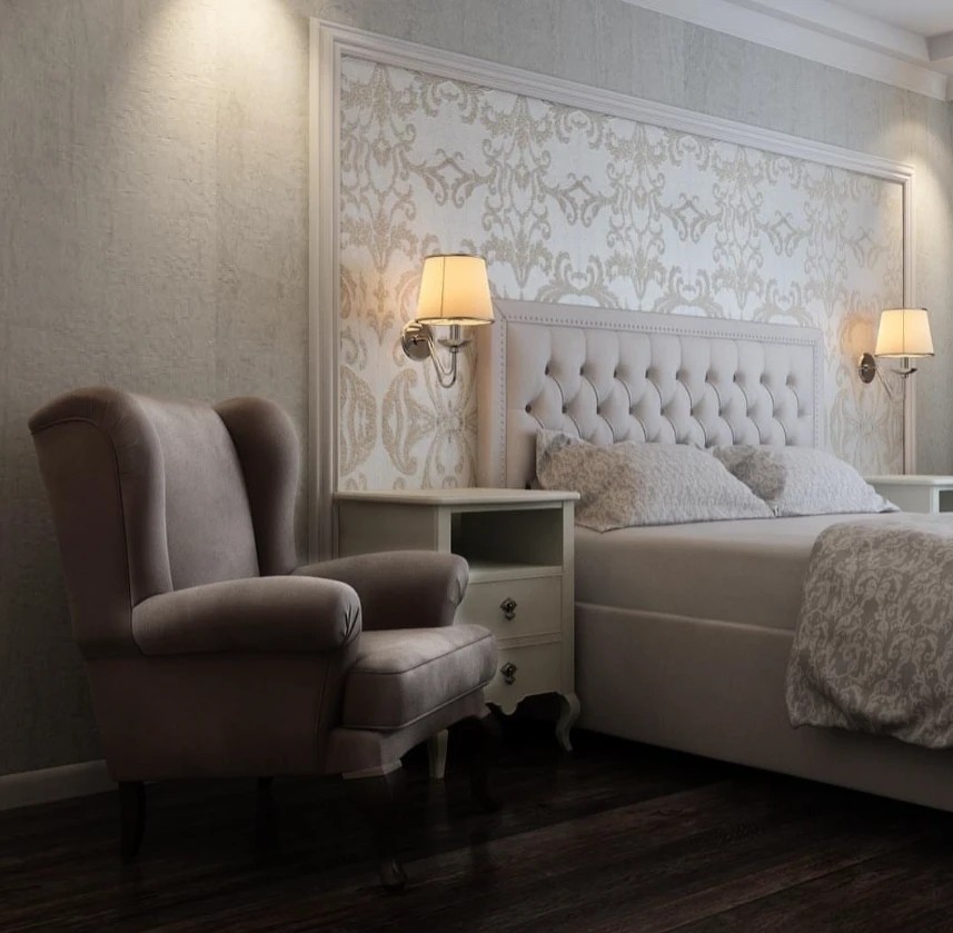 Двухкомнатная квартира стиль неоклассика + скандинавский