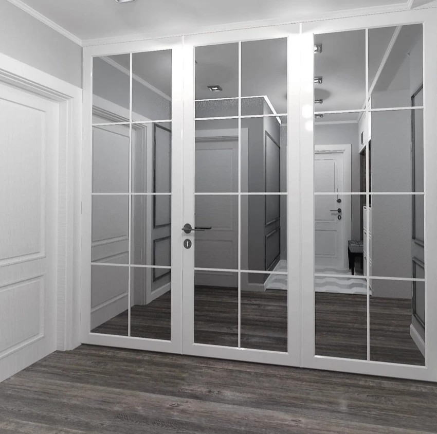 Двухкомнатная квартира стиль неоклассика + скандинавский