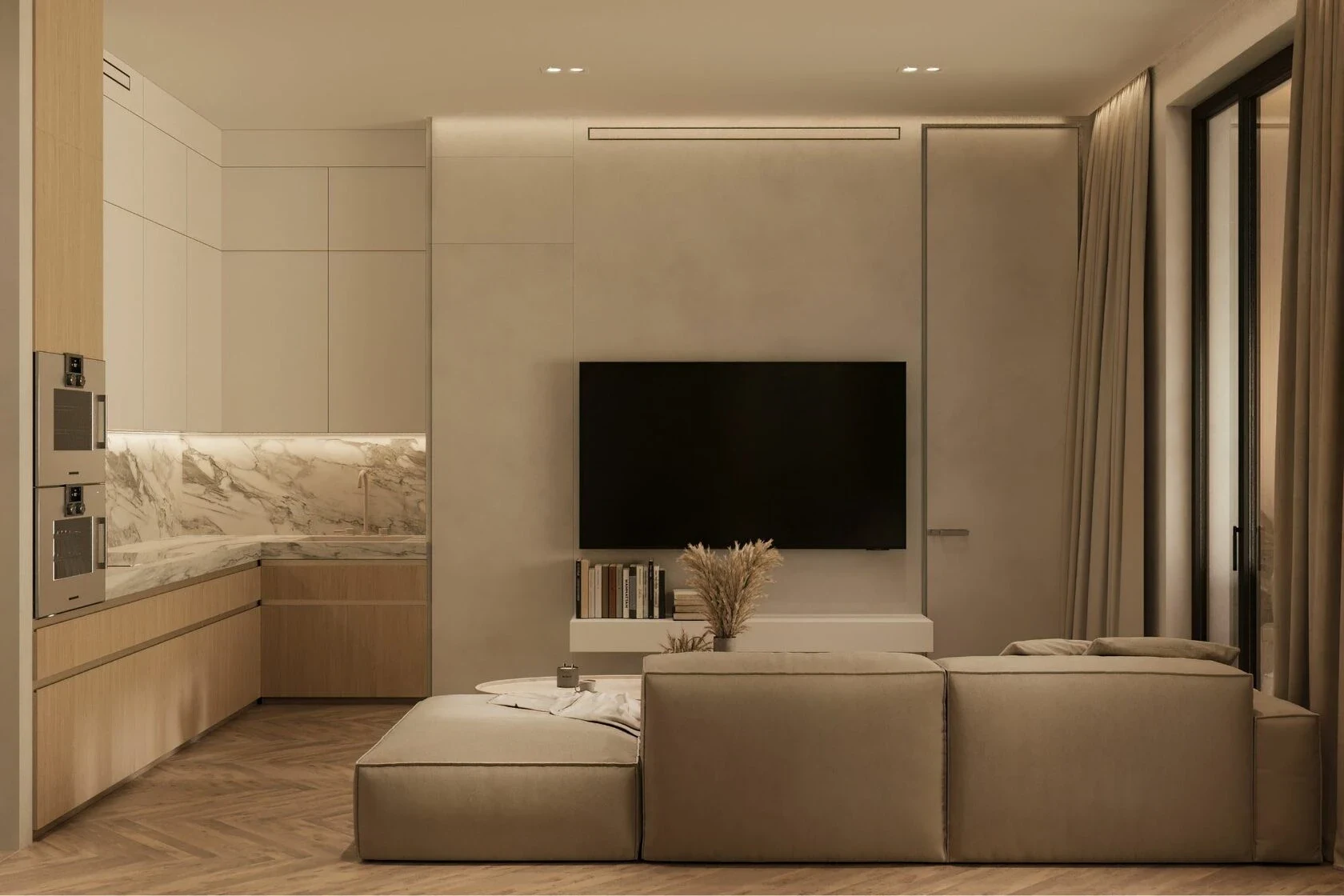 Квартира для молодой девушки в ЖК Ривер Скай