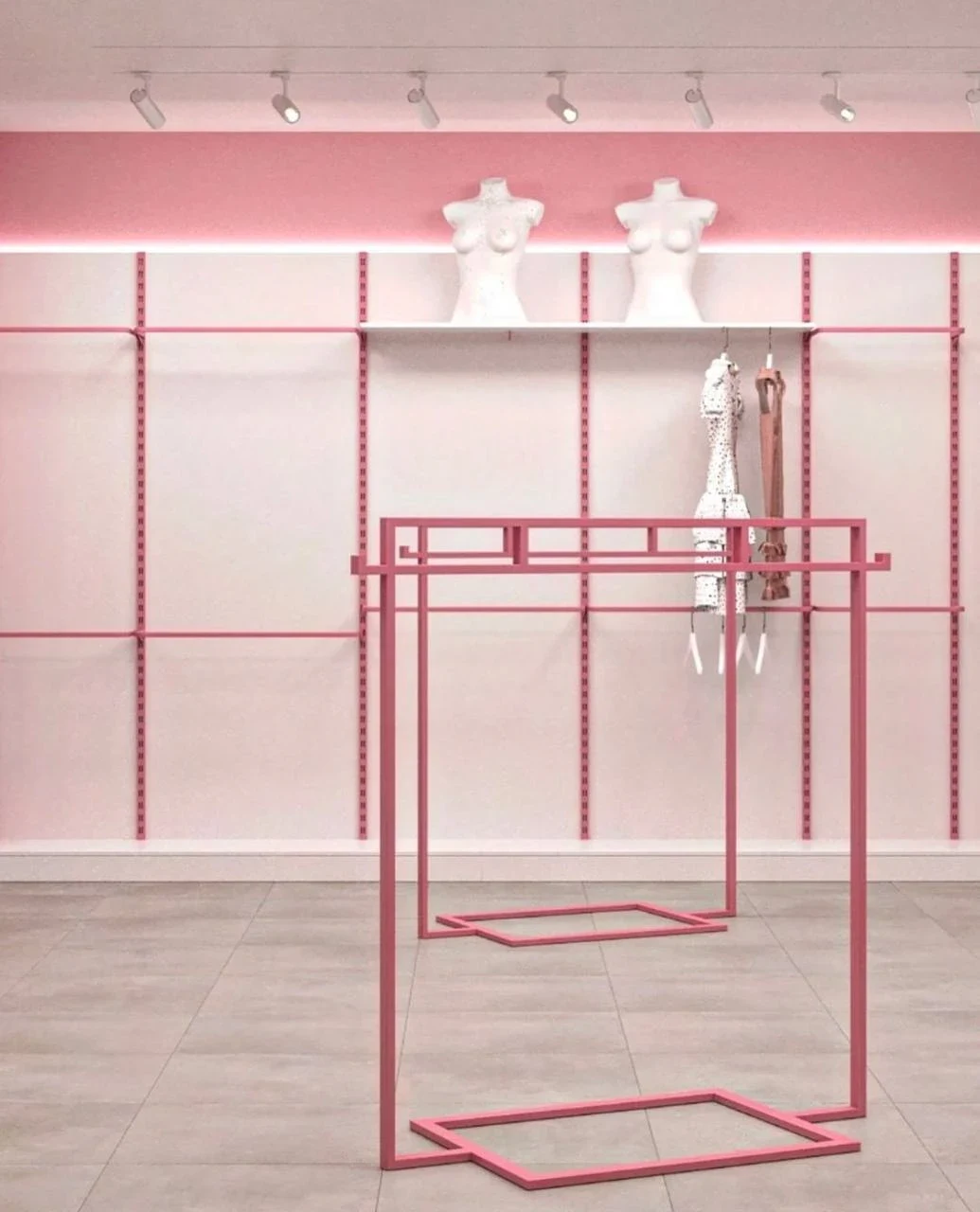 Интерьер в розовом