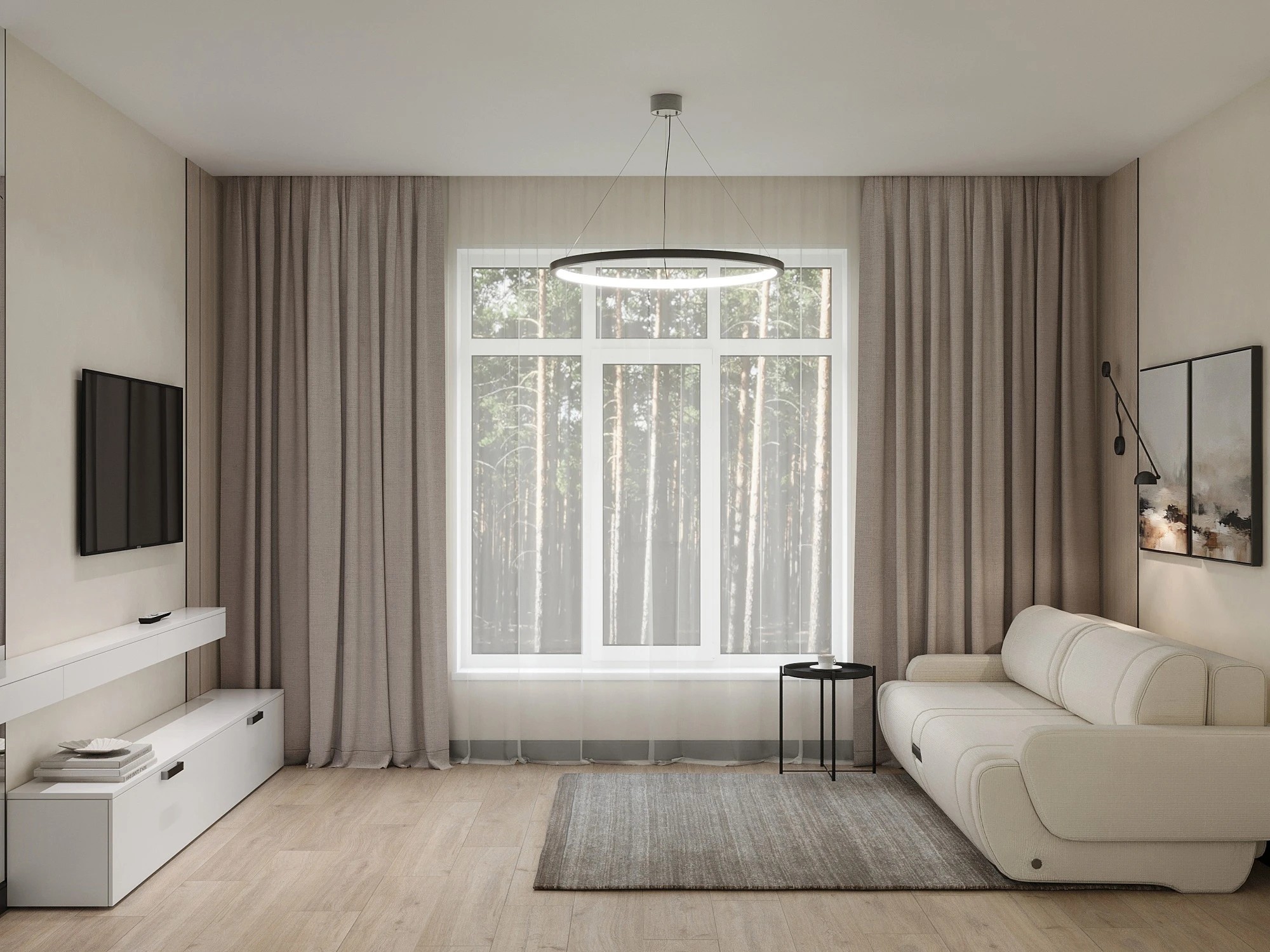 Эскиз-идея и визуализация частного дома