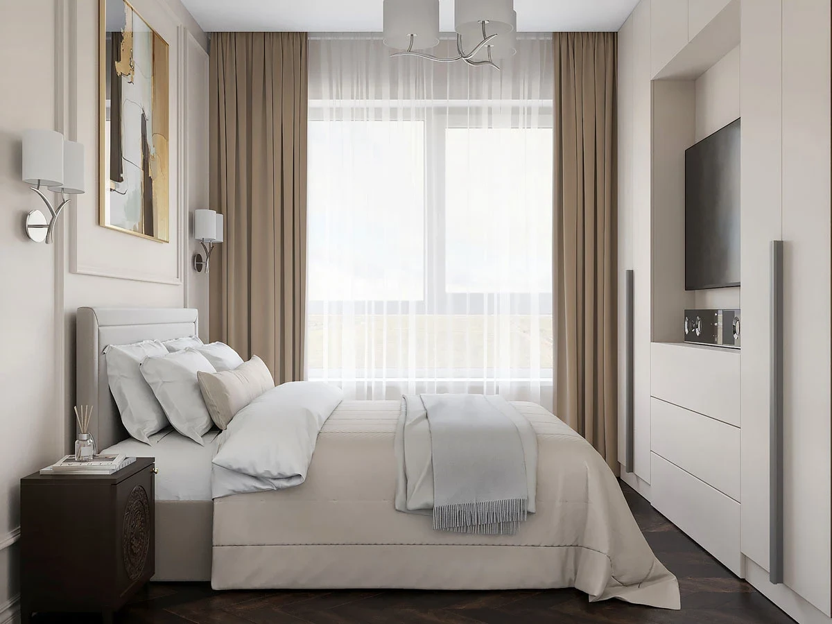 ЖК Уютный. Двухкомнатная. Современная классика