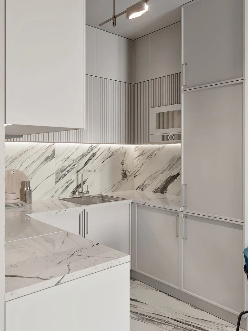 ЖК Уютный. Двухкомнатная. Современная классика