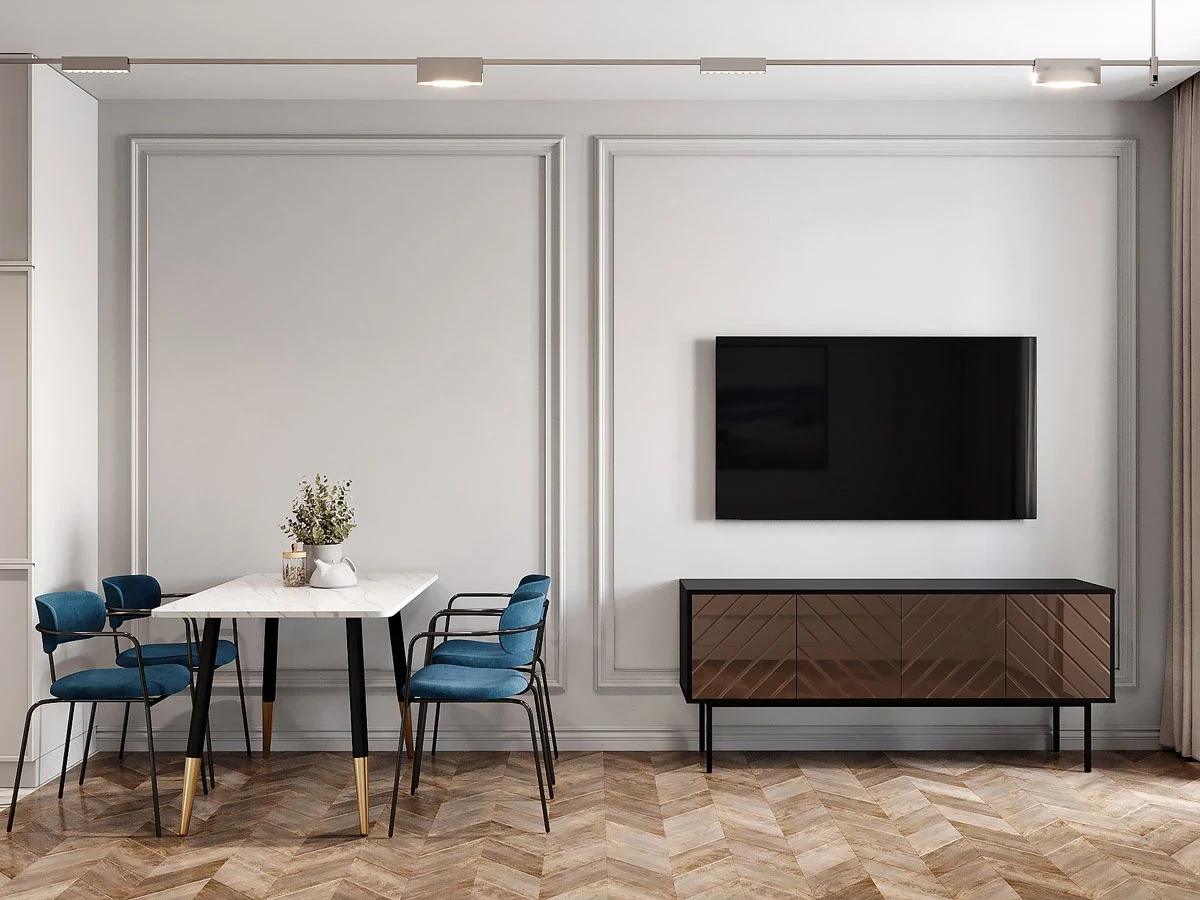 ЖК Уютный. Двухкомнатная. Современная классика