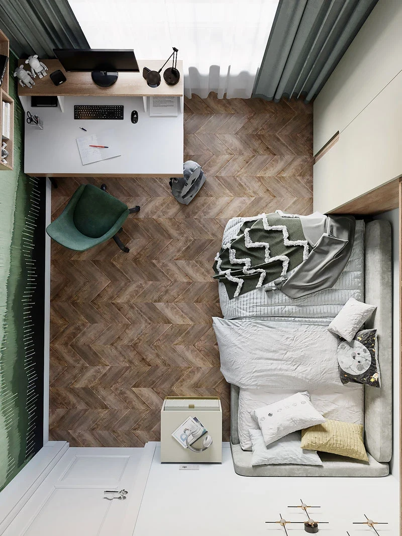 ЖК Уютный. Двухкомнатная. Современная классика