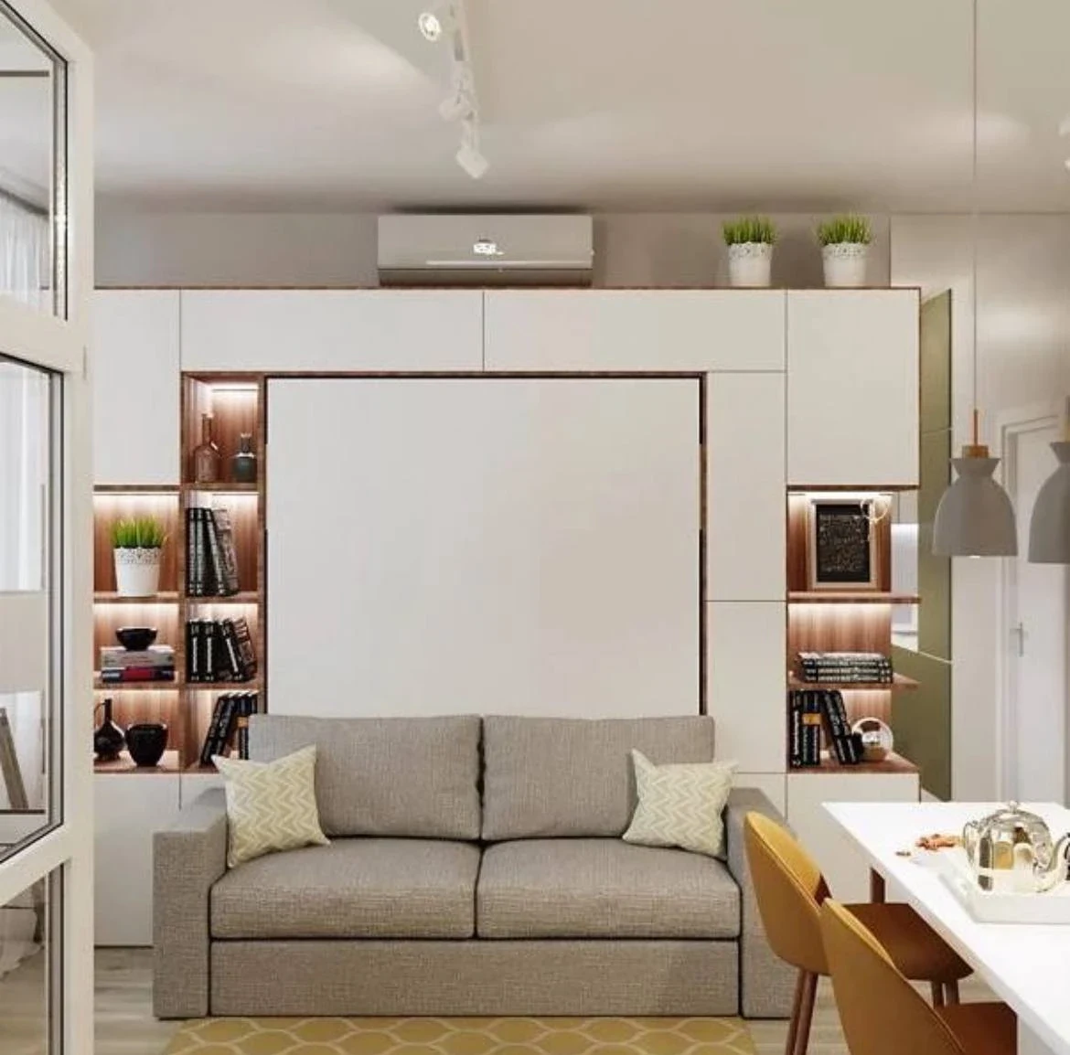 Кухна-гостиная