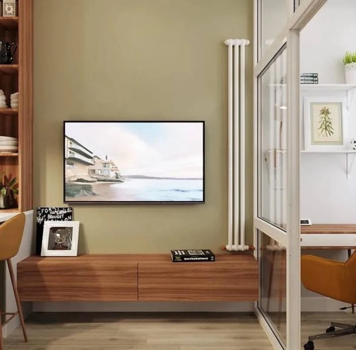 Кухна-гостиная