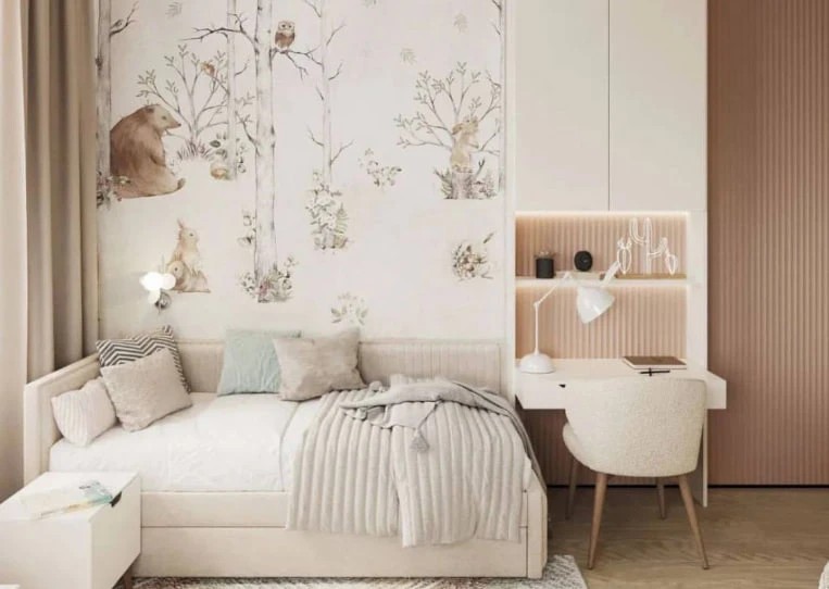 Нежная детская для двух девочек