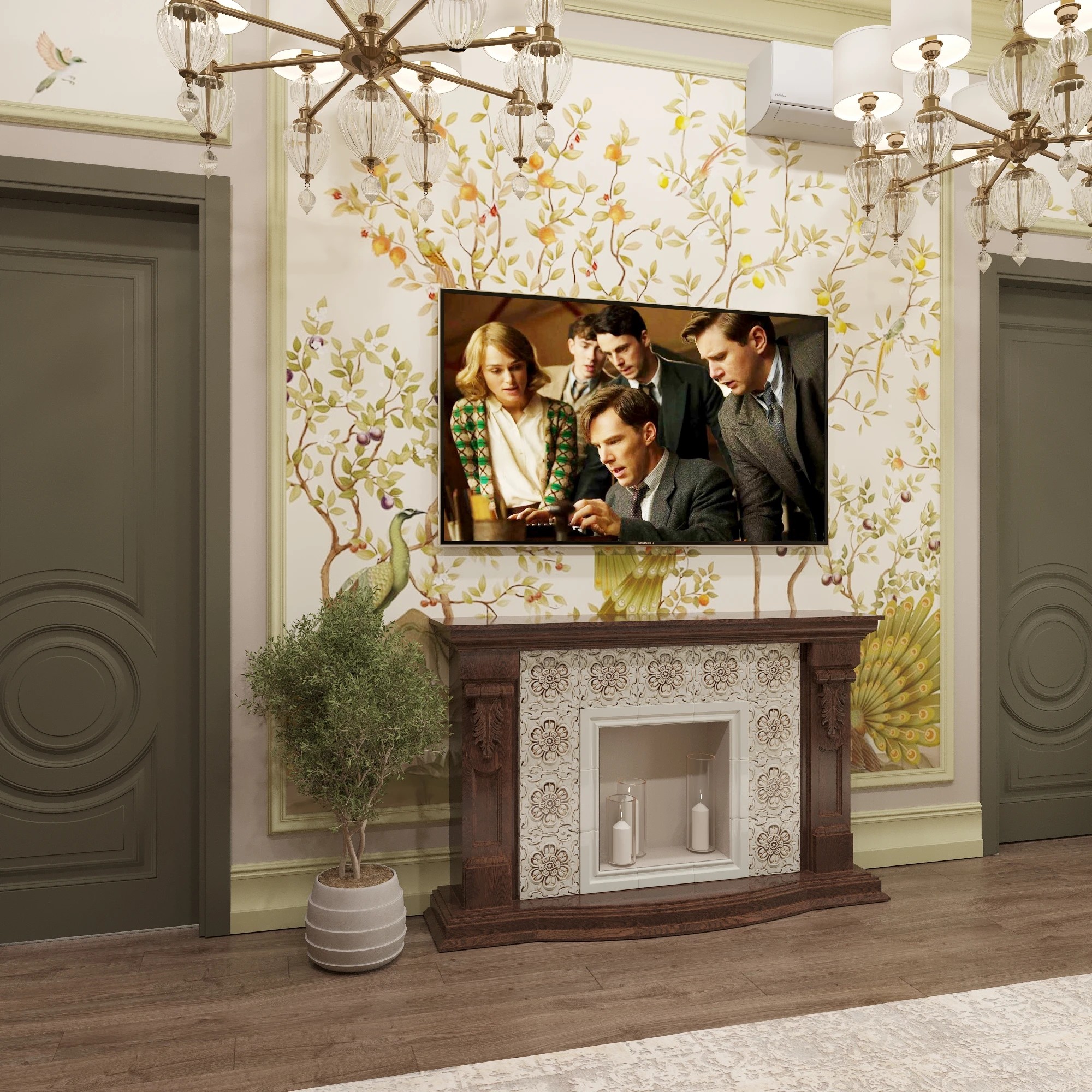 СПАЛЬНЯ В АНГЛИЙСКОМ СТИЛЕ