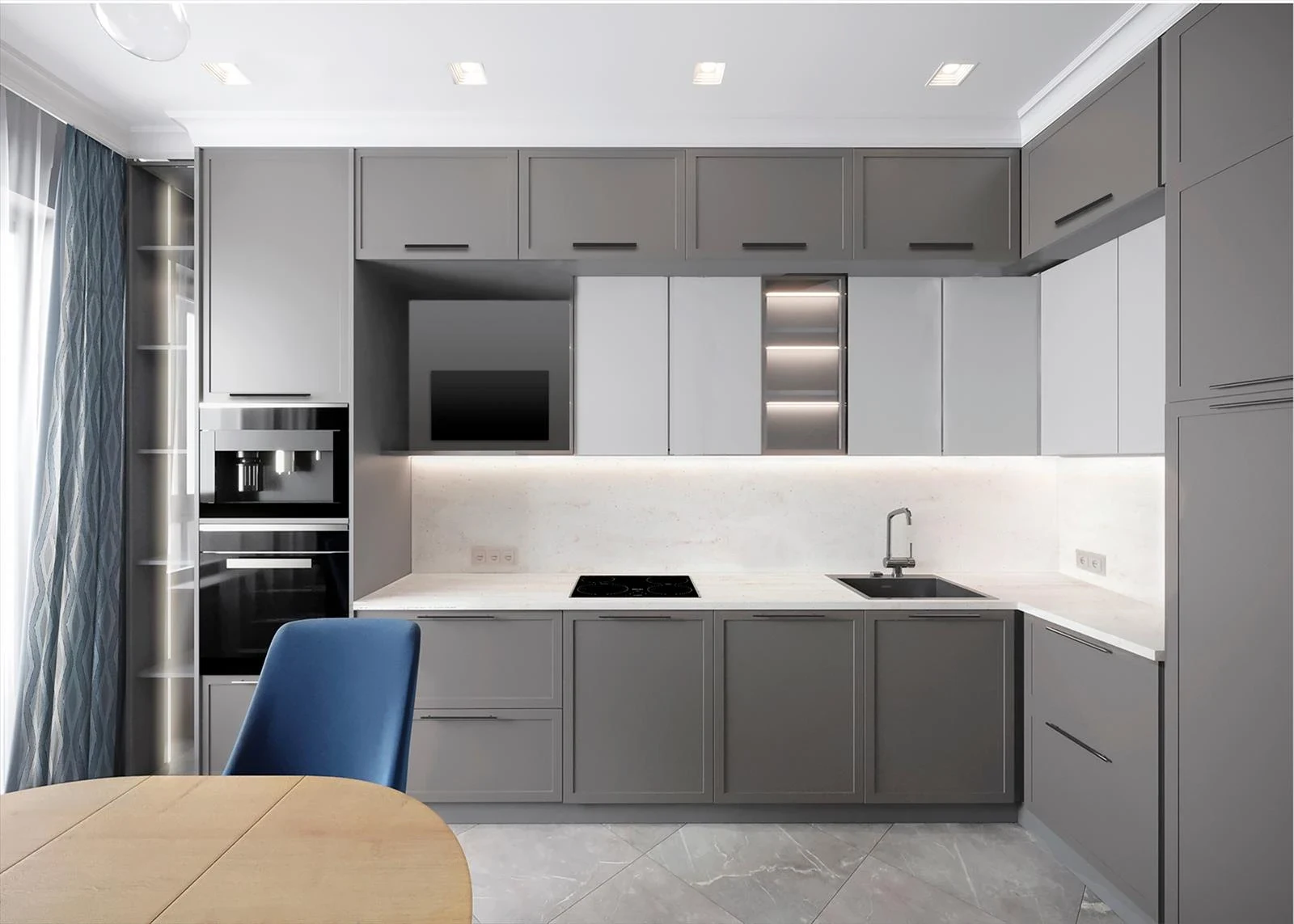 Дизайн-проект квартиры в неоклассическом стиле