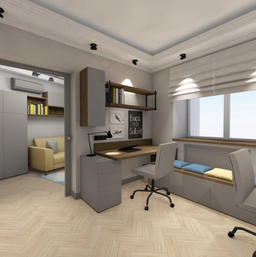 Детская комната для двух братьев