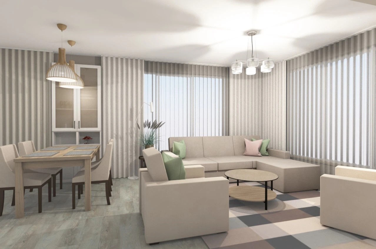 Проект первого этажа загородного дома