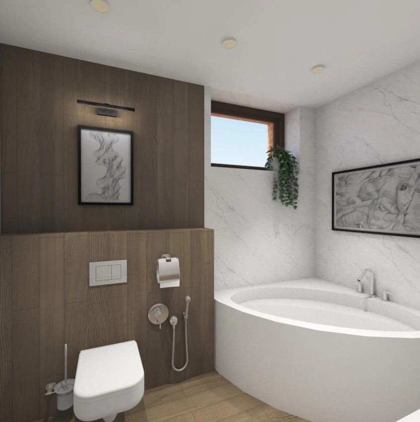 Проект двухэтажного дома в Петергофе