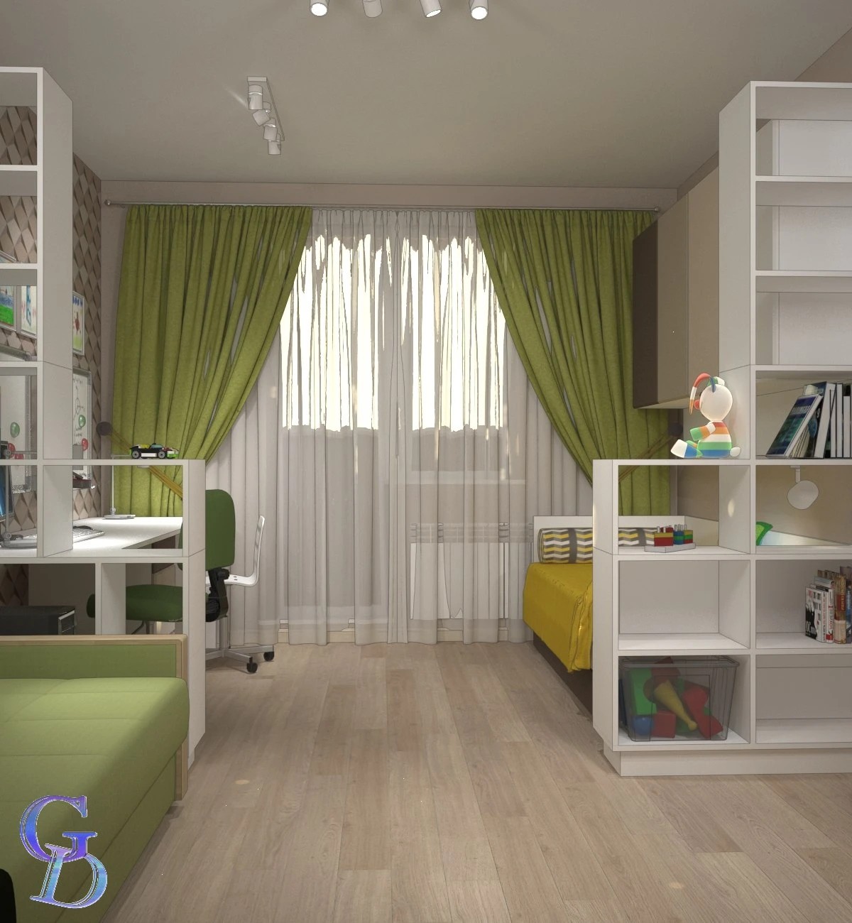 Дизайн-проект двухкомнатной квартиры