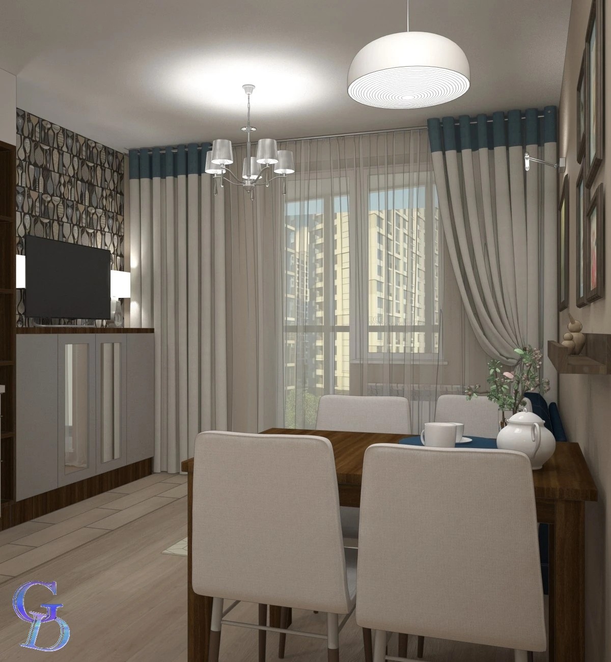 Дизайн-проект двухкомнатной квартиры