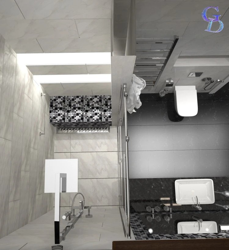 Санузел в загородном доме