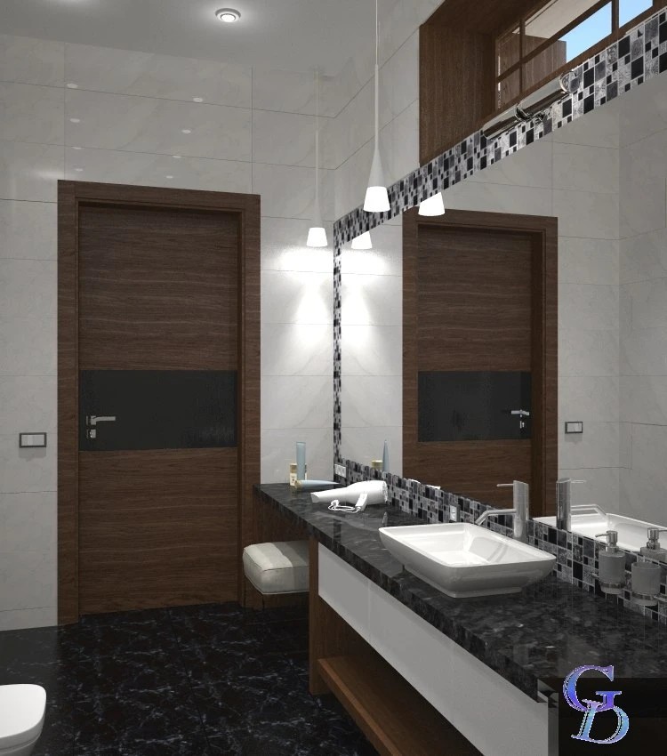 Санузел в загородном доме