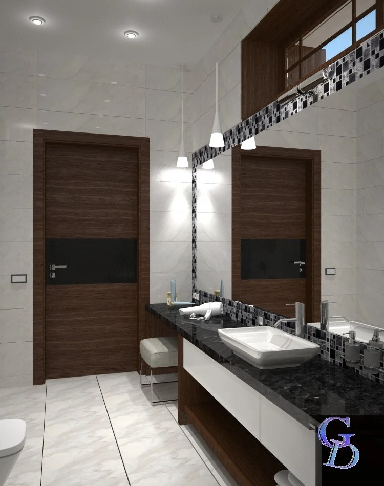 Санузел в загородном доме