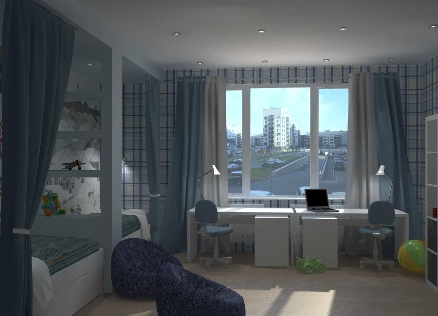 Пример полного дизайн-проекта (квартира на Петергофском шоссе)