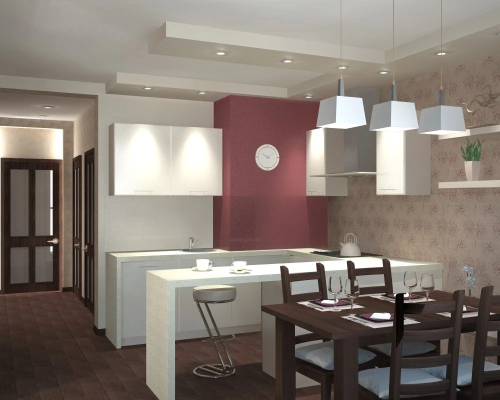 Пример полного дизайн-проекта (квартира на Петергофском шоссе)