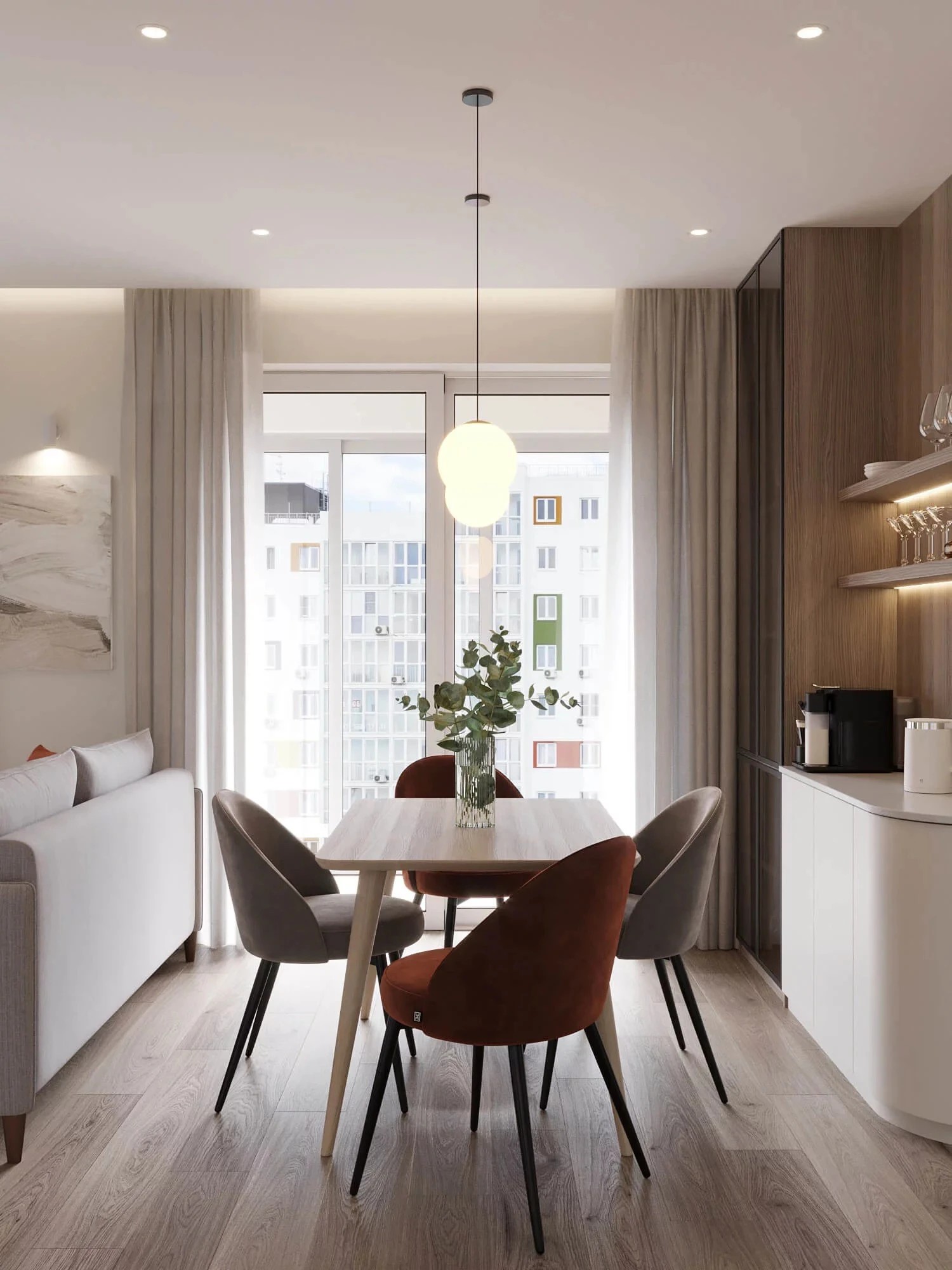 Кухня-гостиная в ЖК VEREN NEXT