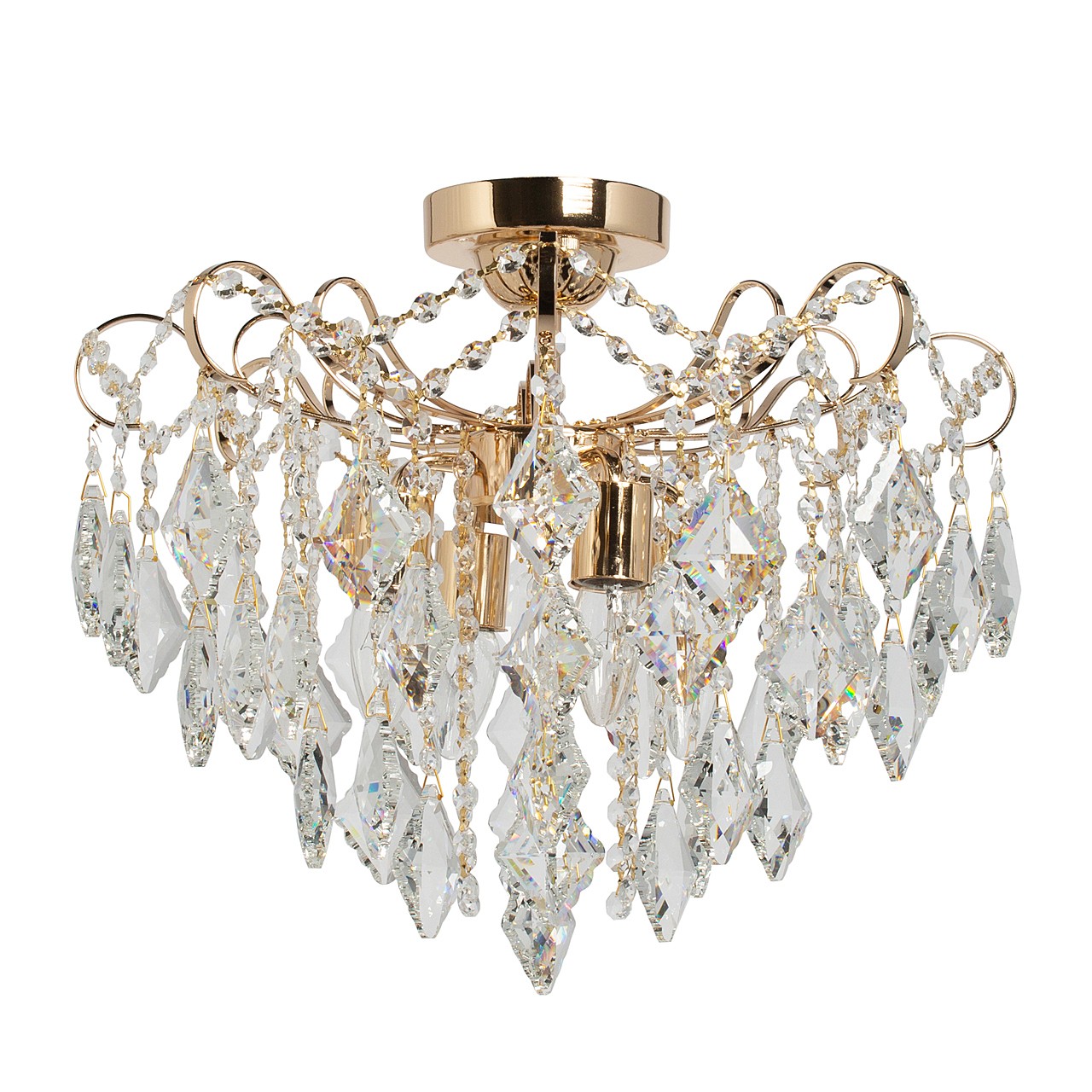 Потолочная хрустальная люстра De Markt Бриз 464019304