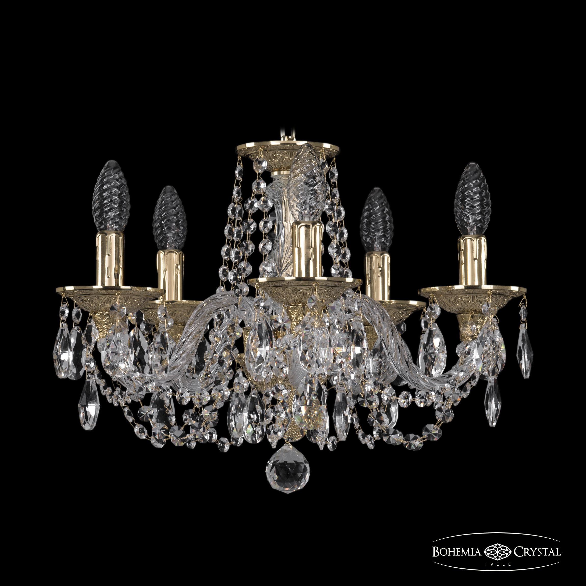 Подвесная хрустальная люстра 1602 Bohemia 16102/5/141 G