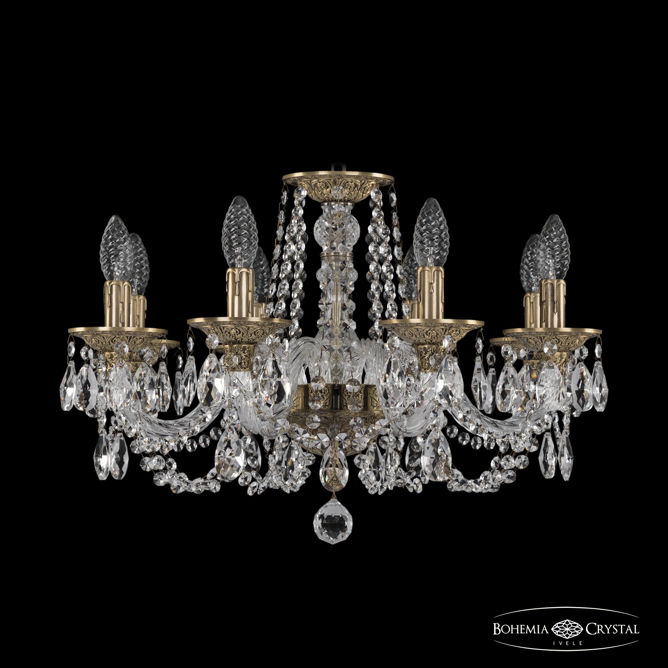 Подвесная хрустальная люстра 1602 Bohemia 16102/8/195 FP