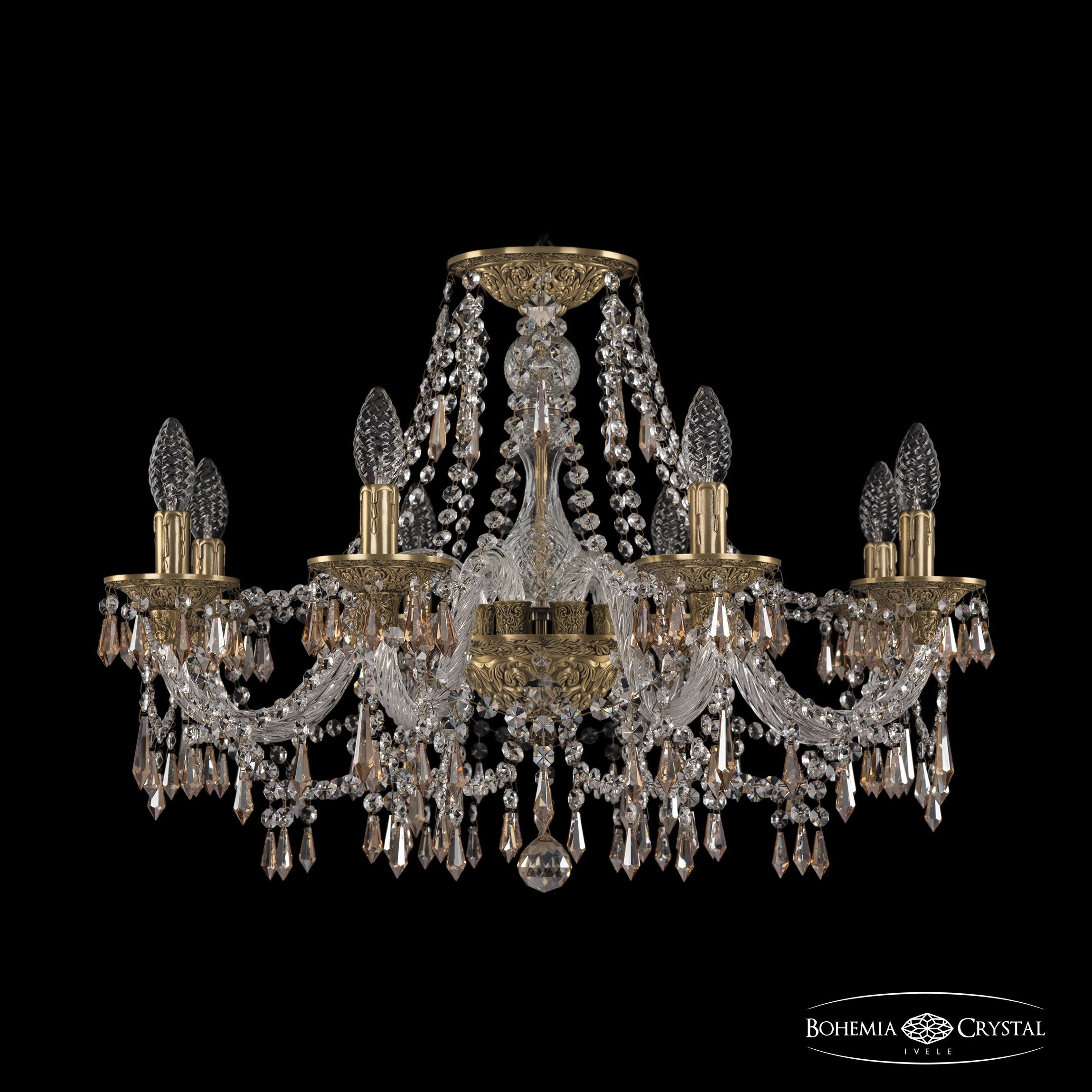Подвесная хрустальная люстра 1603 Bohemia 16103/8/240 FP K721