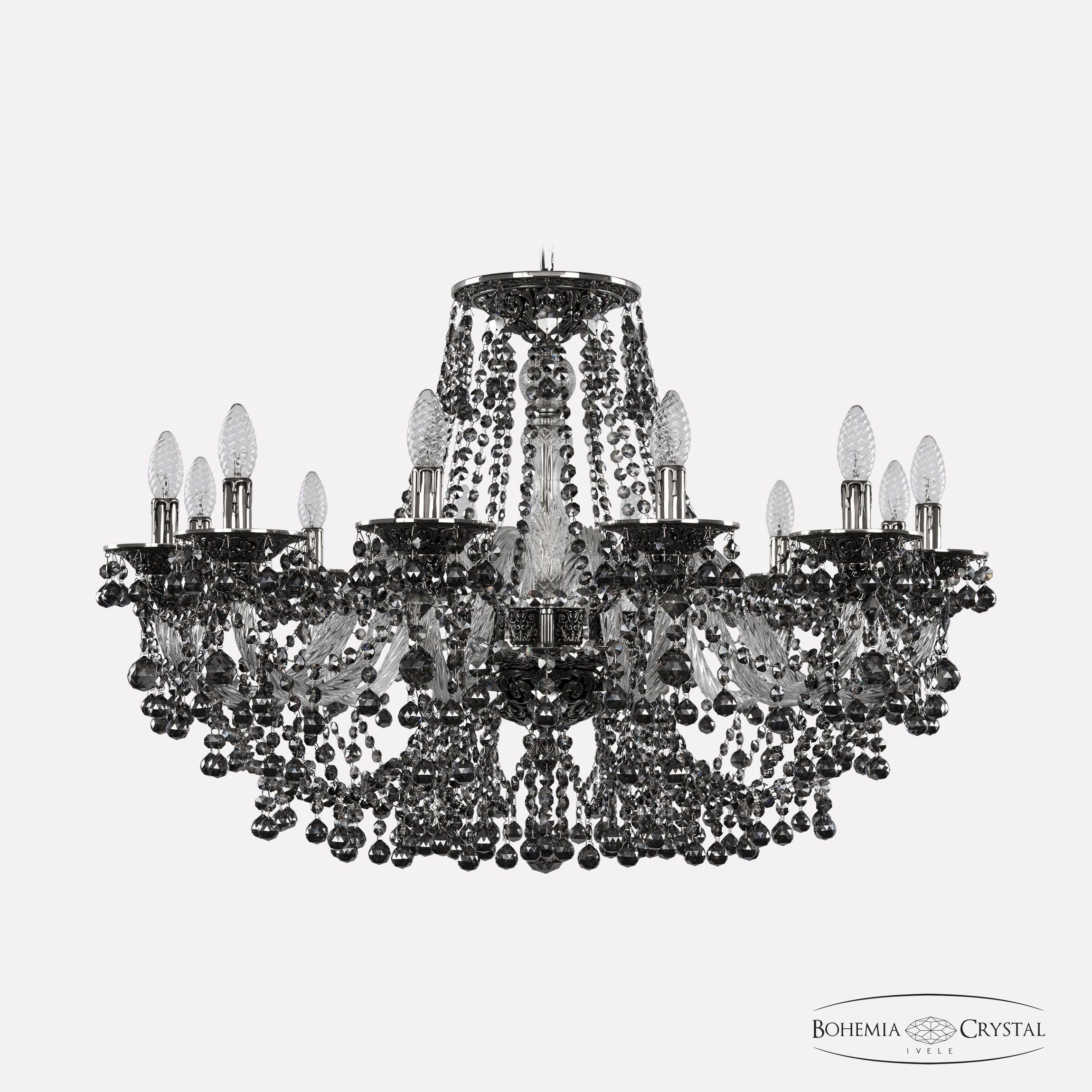 Подвесная хрустальная люстра 1609 Bohemia 16109/12/300 NB R731