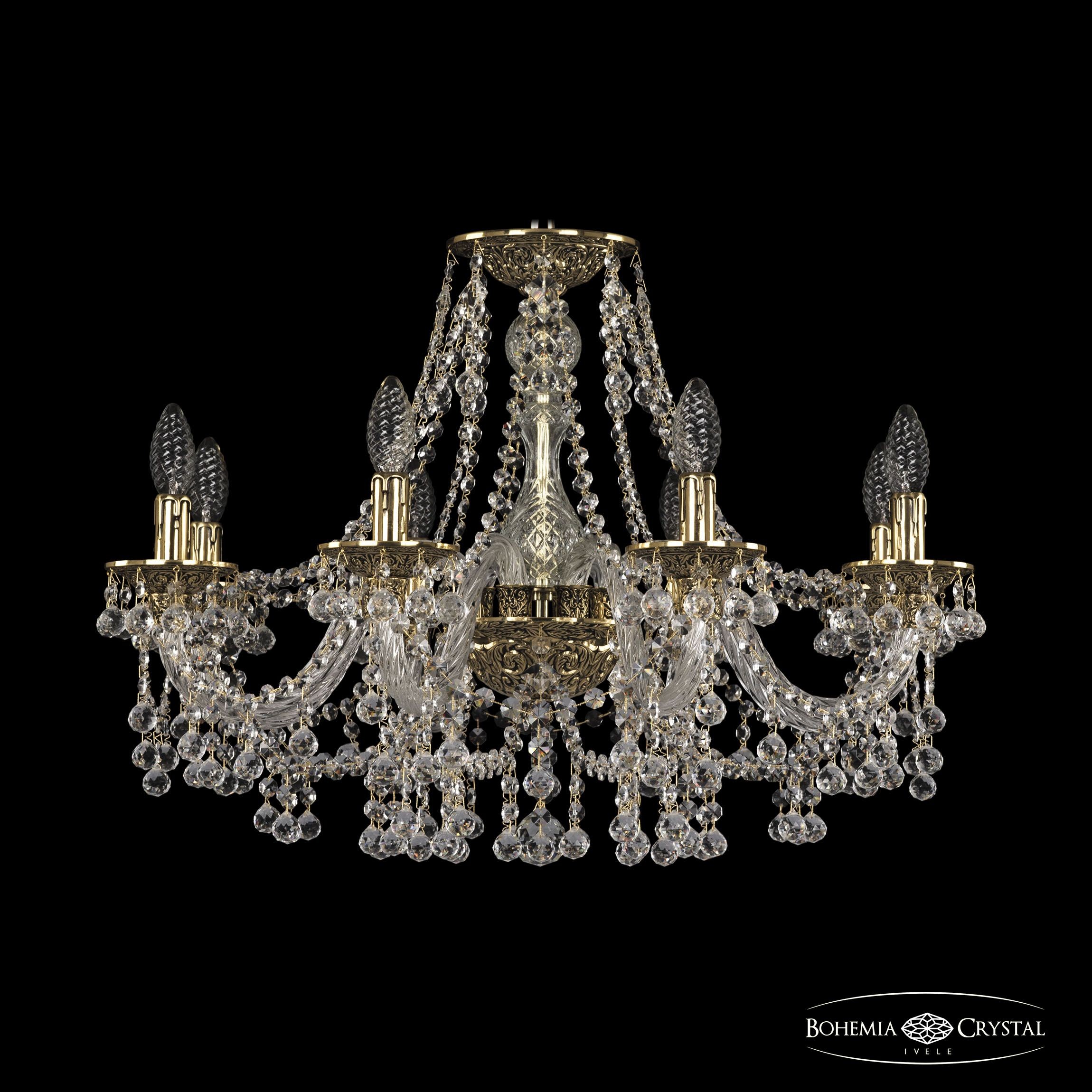 Подвесная хрустальная люстра 1609 Bohemia 16109/8/240 GB