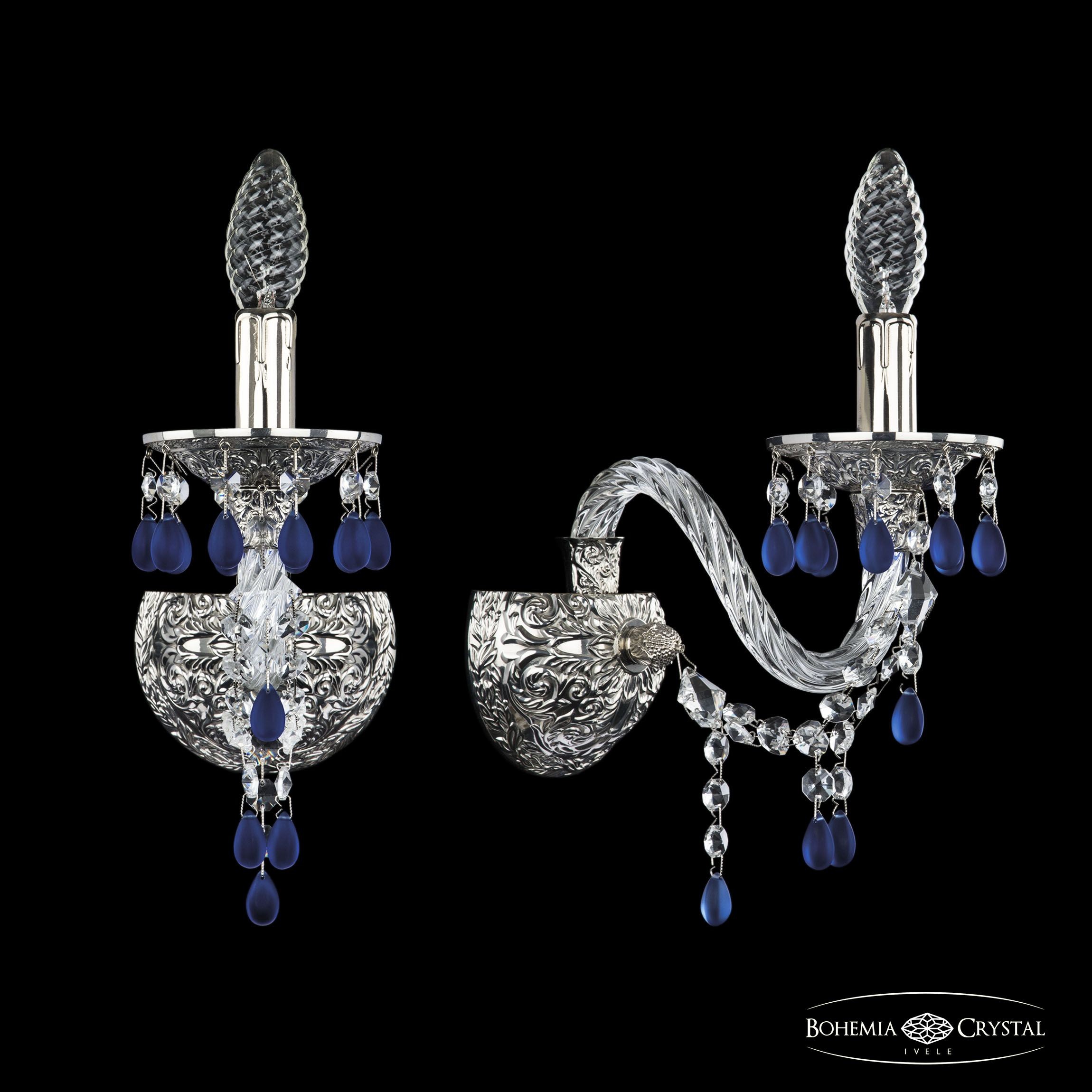 Настенное бра Bohemia 16110B/1/165 Ni V3001