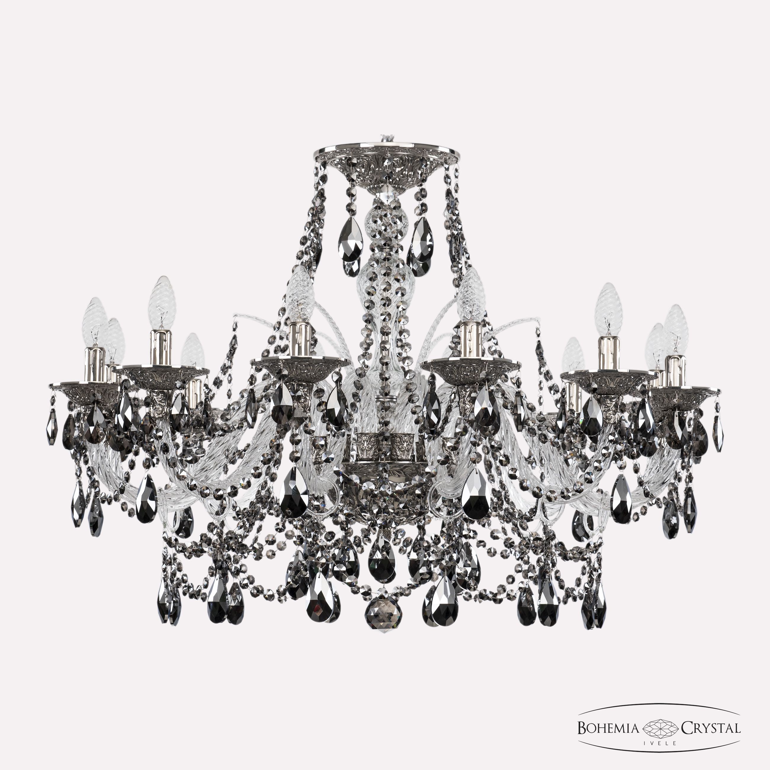Подвесная хрустальная люстра 1611 Bohemia 16111/12/300 Ni R781