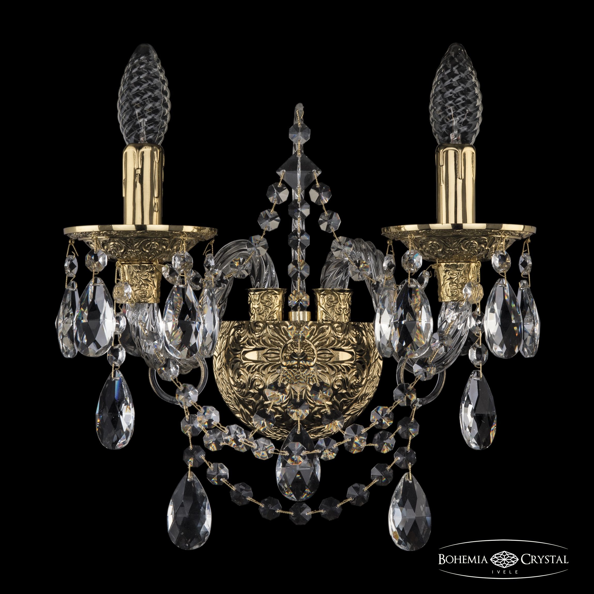 Настенное бра Bohemia 16111B/2/141 G