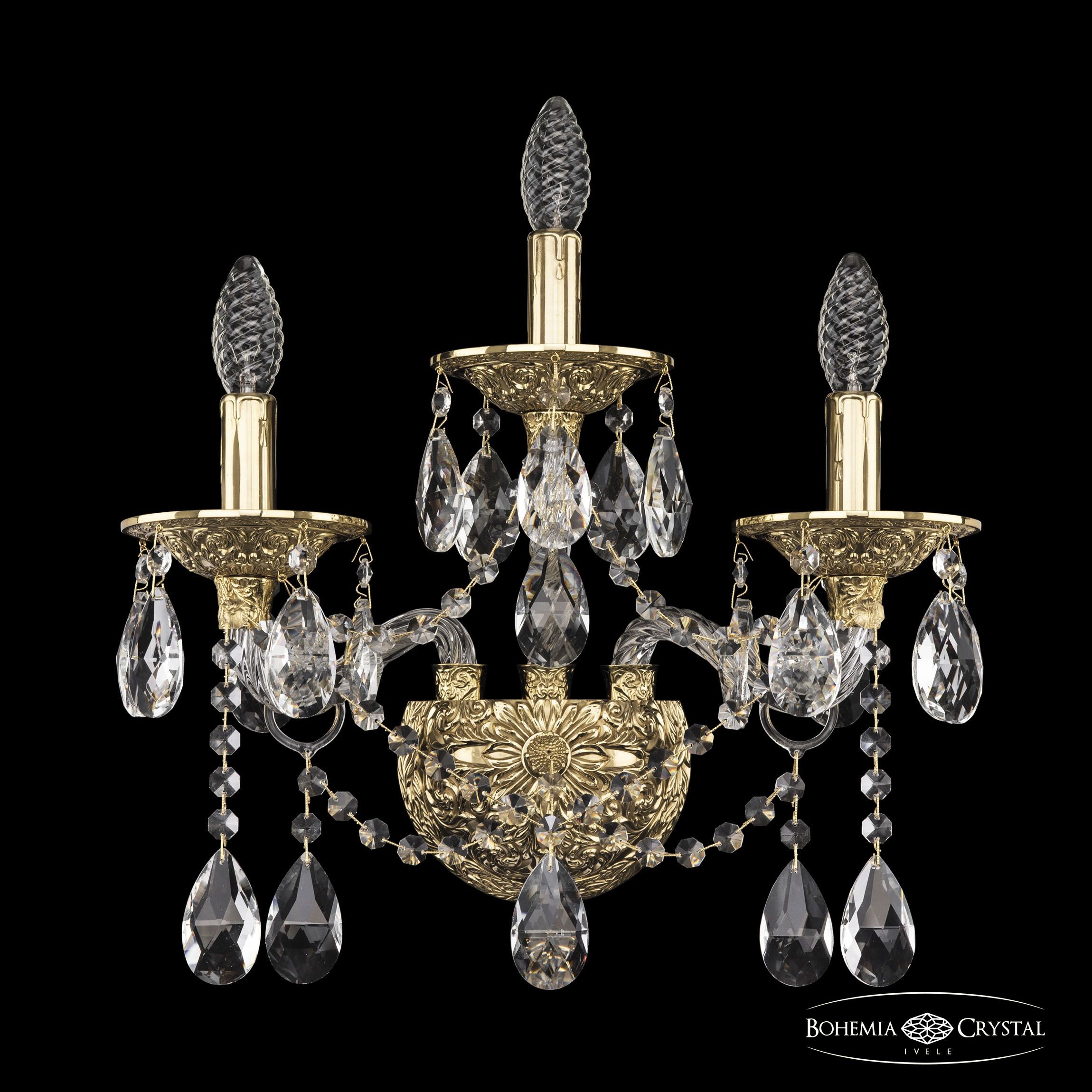 Настенное бра Bohemia 16113B/2+1/165/XL G