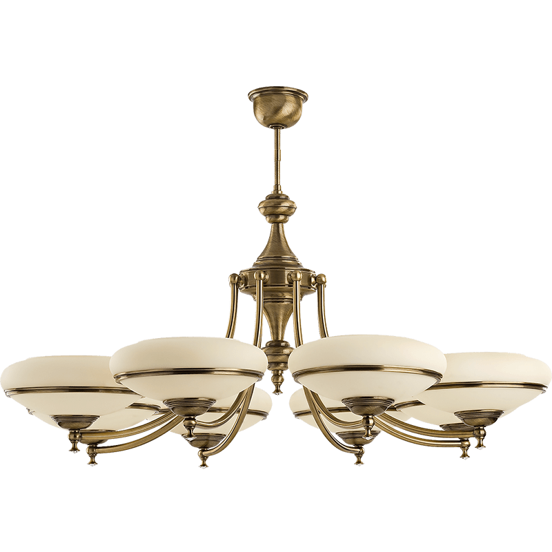 Потолочная люстра Kutek San Marino Swarovski (плафон) SAN-ZW-8(P)CR