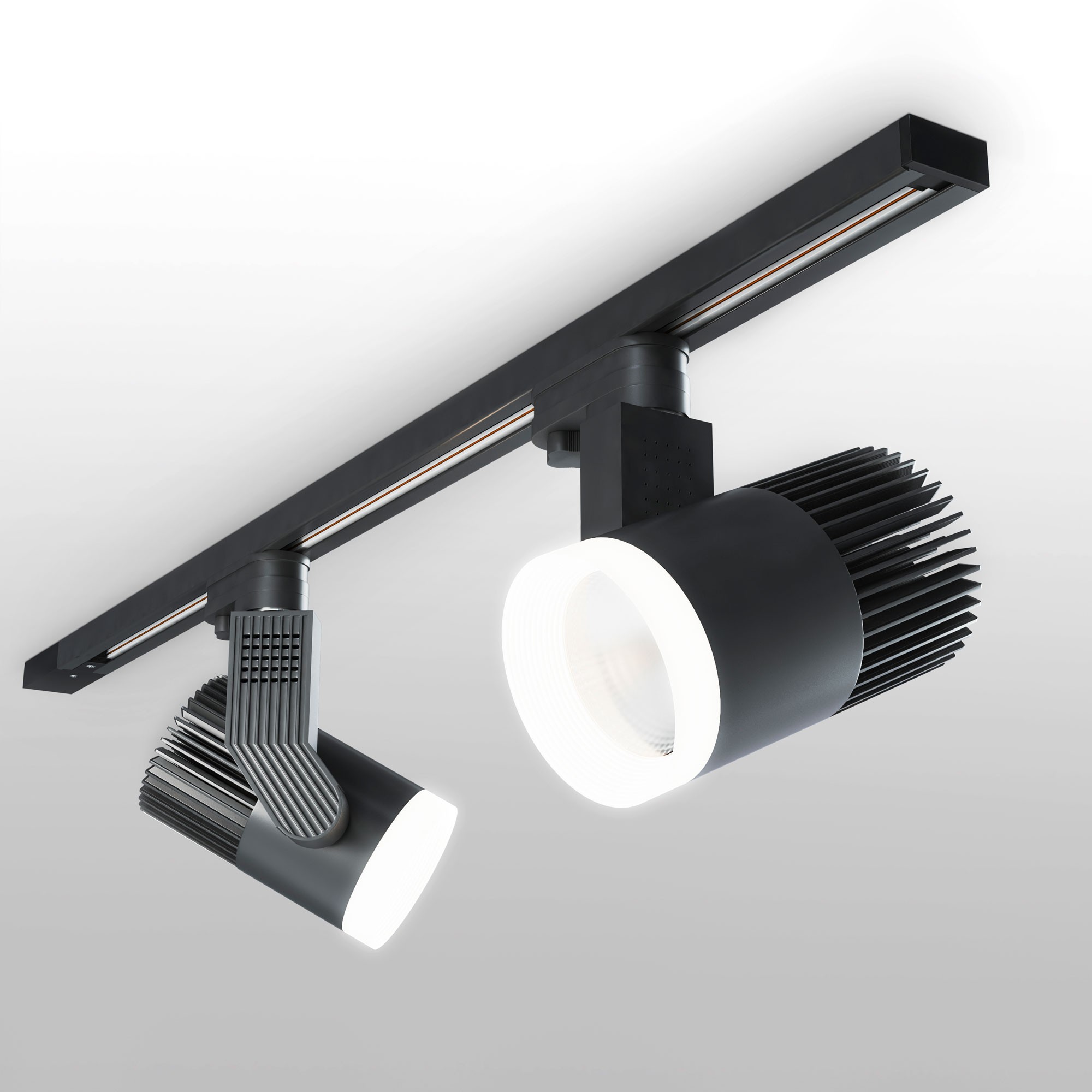 Трековый светильник Elektrostandard Accord Accord Черный 30W 4200K (LTB37) однофазный