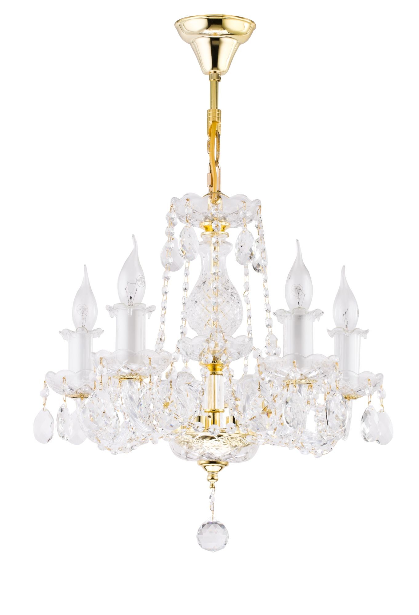 Подвесная люстра Maytoni Elegia DIA902-PL-05-G