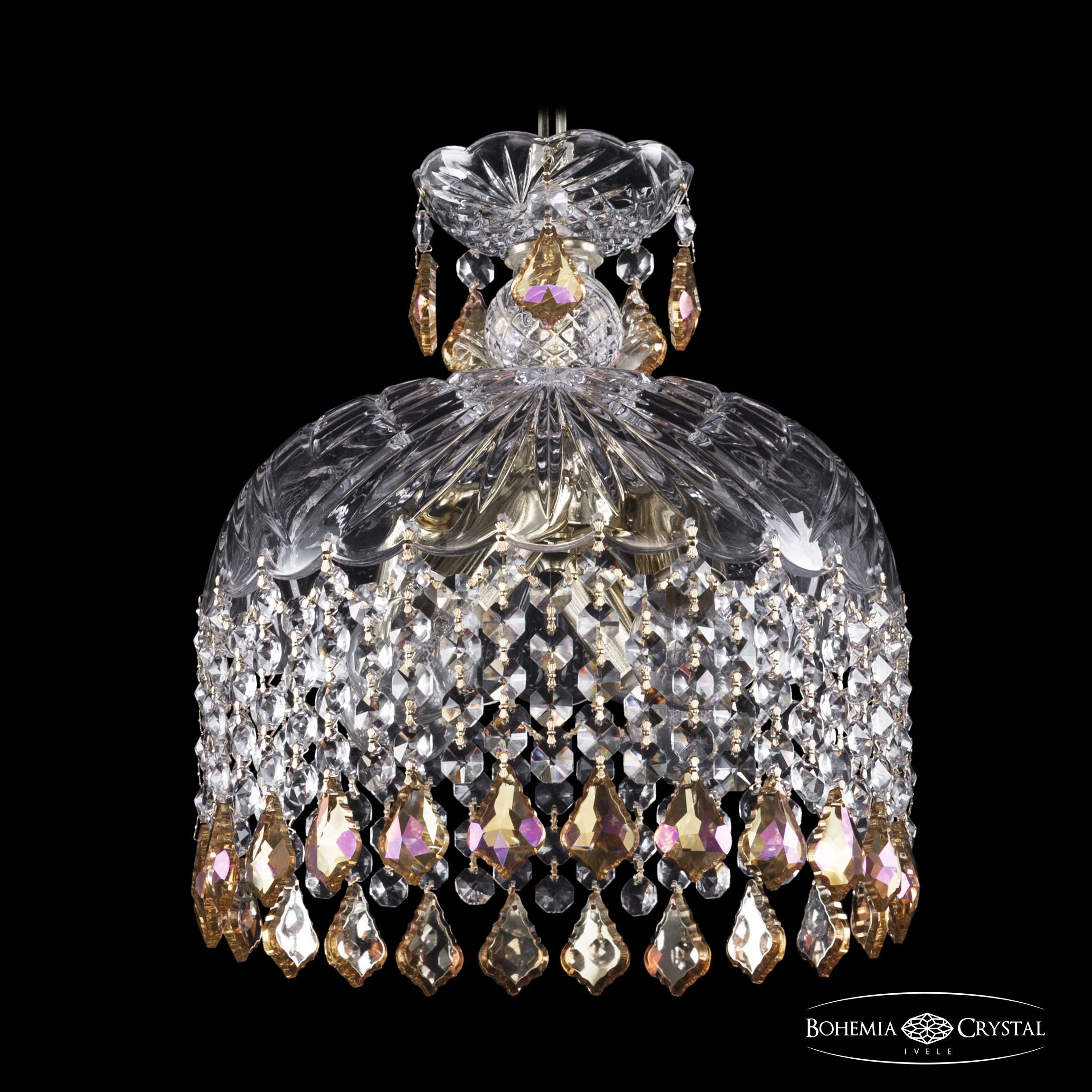 Светильник подвесной Bohemia 1478 14781/25 G Leafs K777