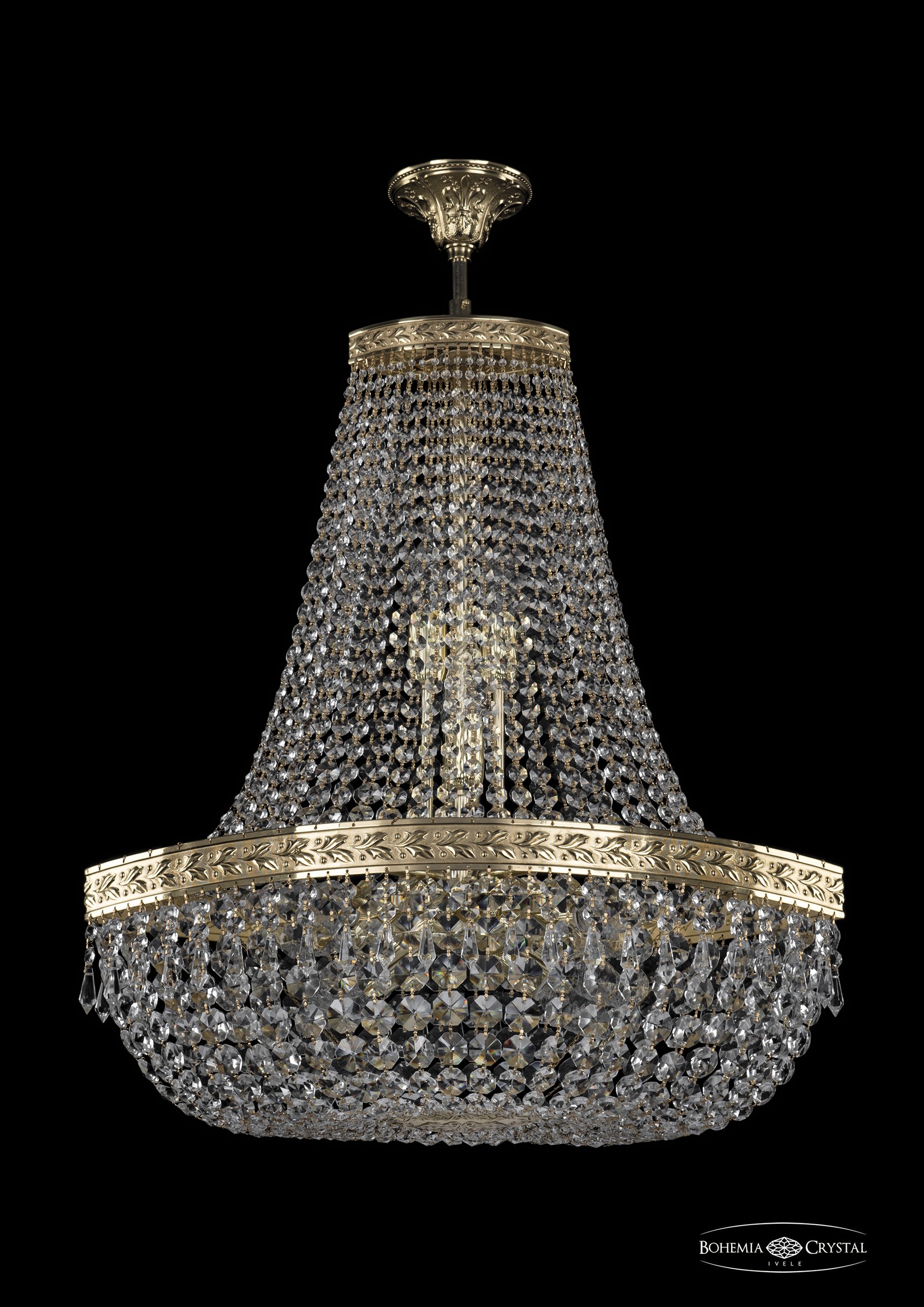 Потолочная хрустальная люстра Bohemia 1901 19013/H2/60IV G