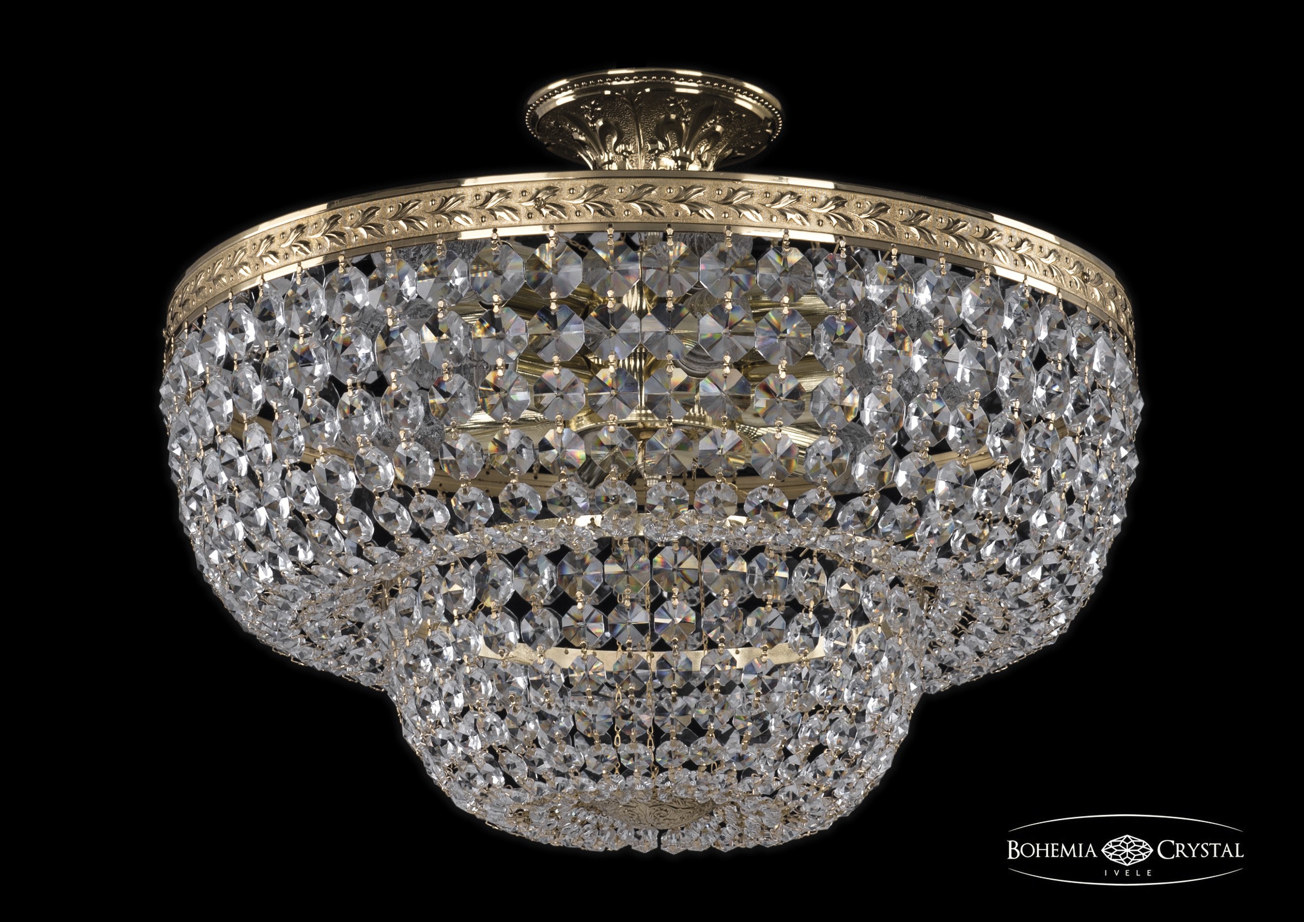 Потолочная хрустальная люстра Bohemia 1910 19101/45IV G