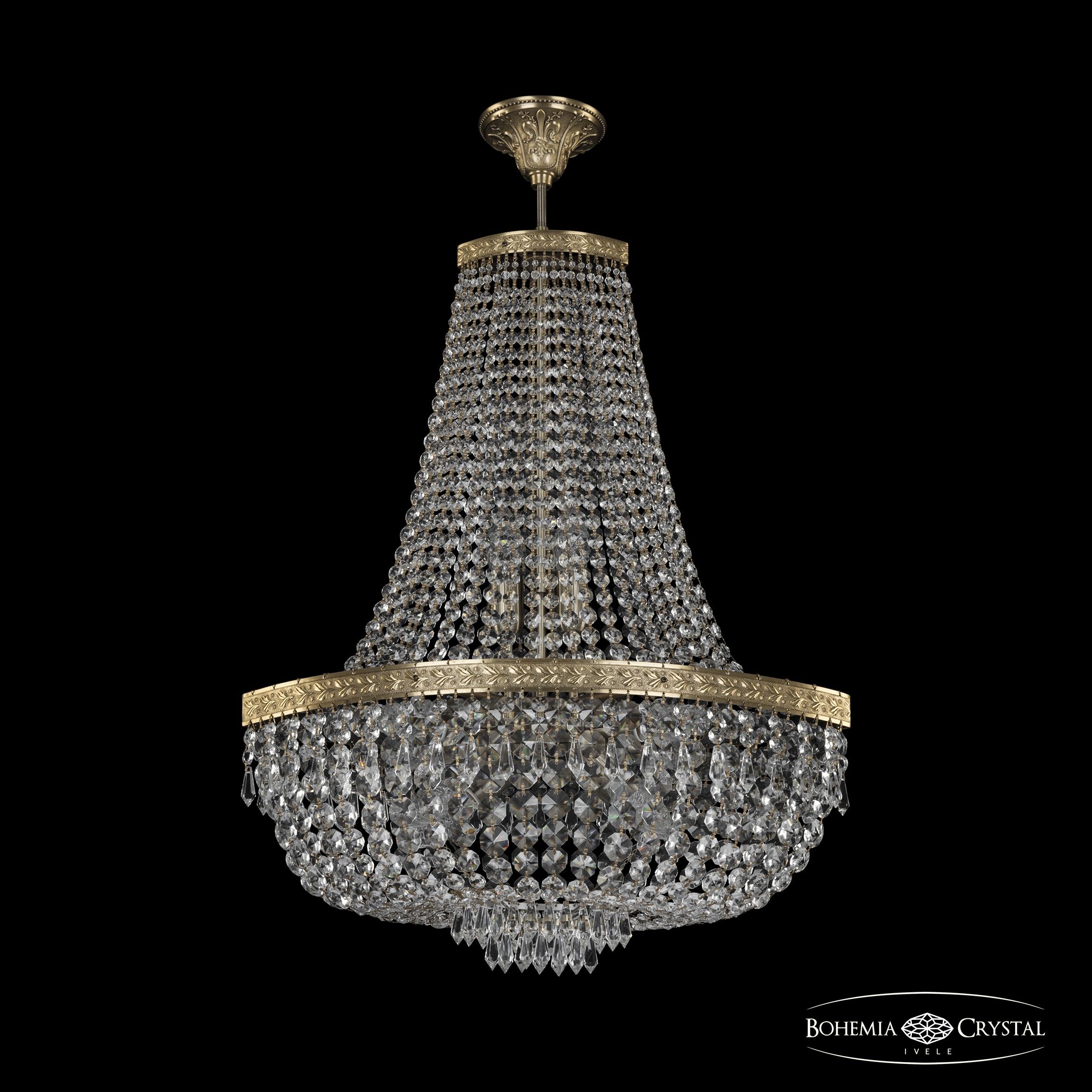 Потолочная хрустальная люстра Bohemia 1927 19273/H2/55IV Pa