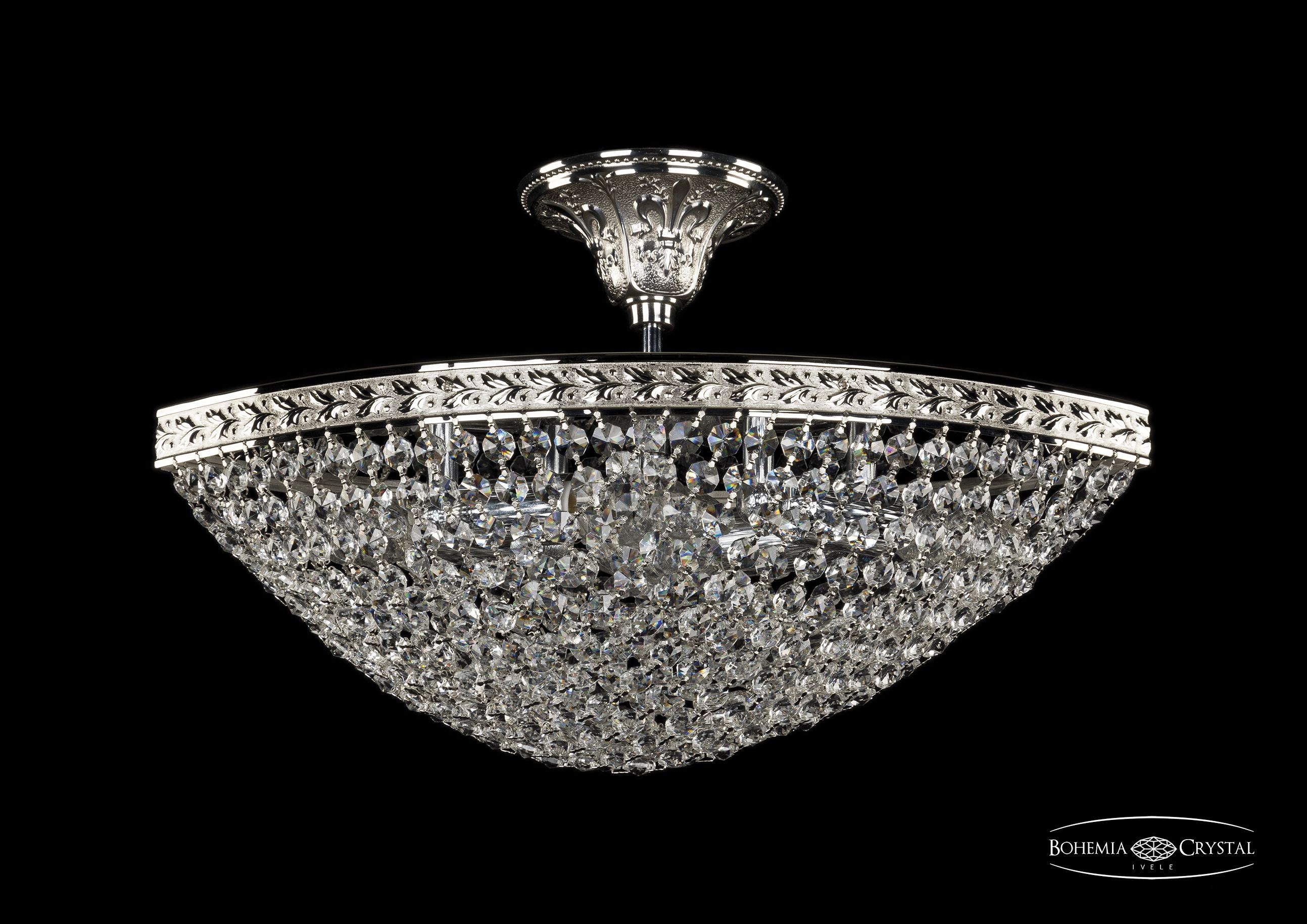 Потолочная хрустальная люстра Bohemia 1932 19323/45IV Ni