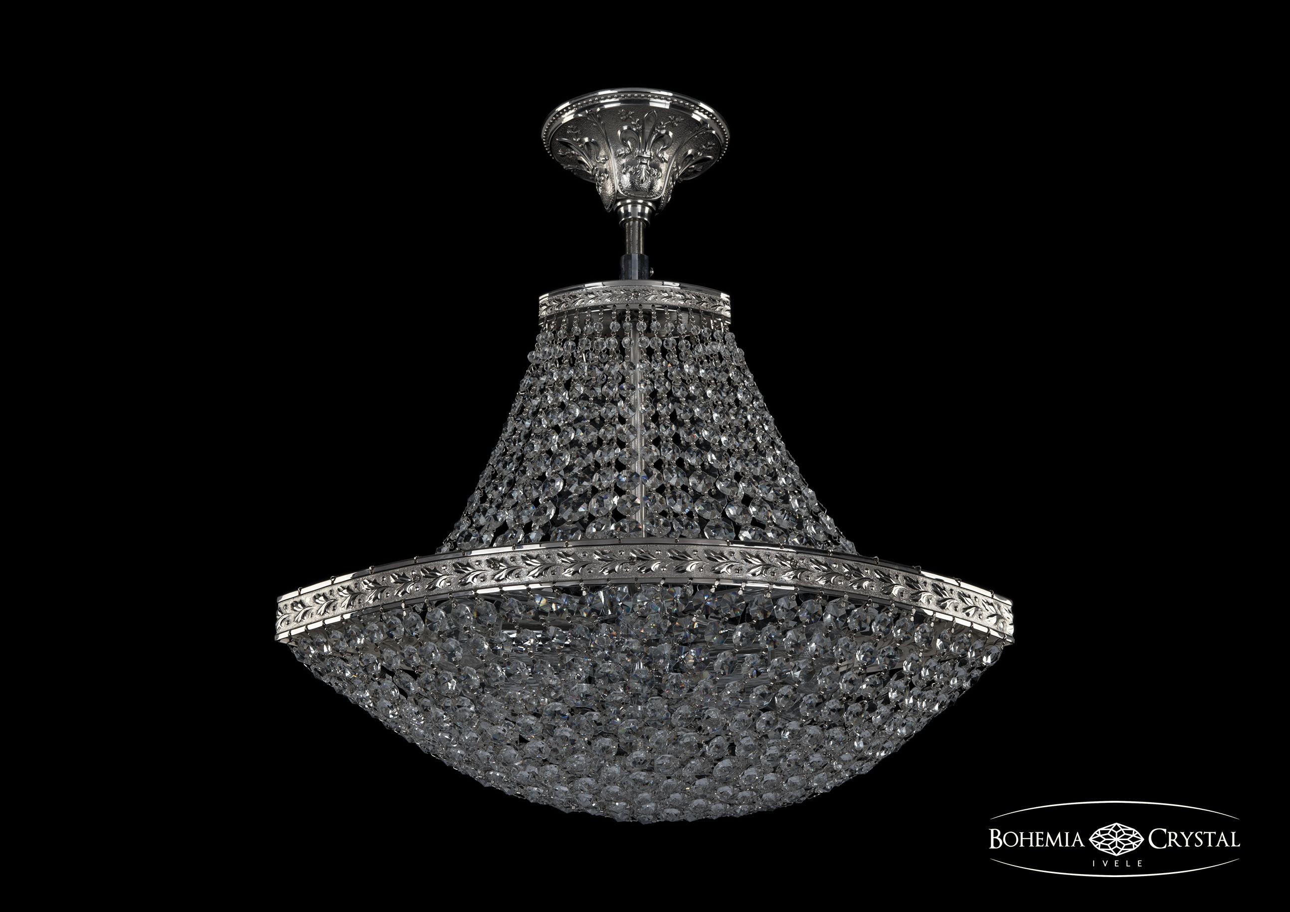 Потолочная хрустальная люстра Bohemia 1932 19323/H1/45IV Ni