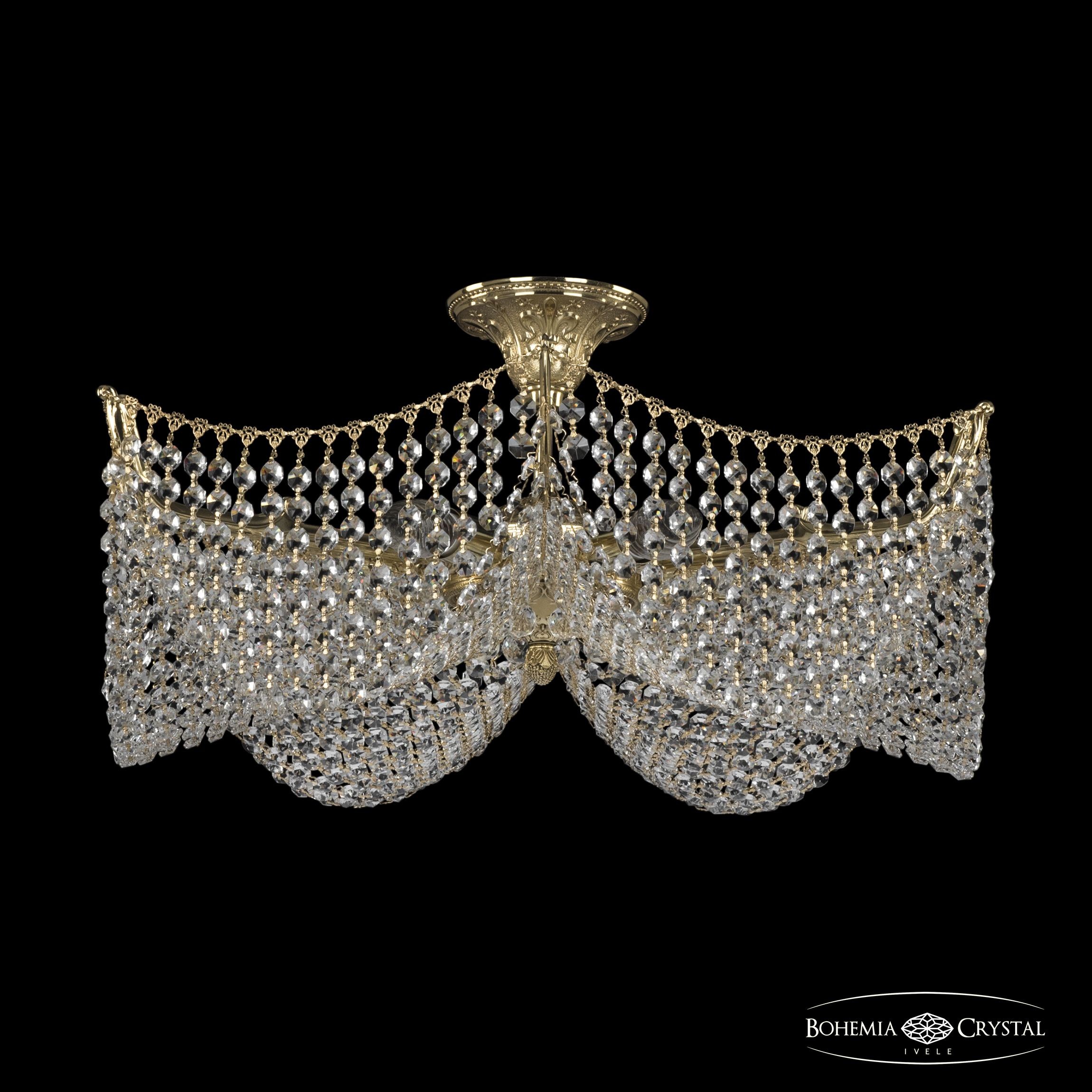 Потолочная хрустальная люстра Bohemia 7717 77171/60/6 G
