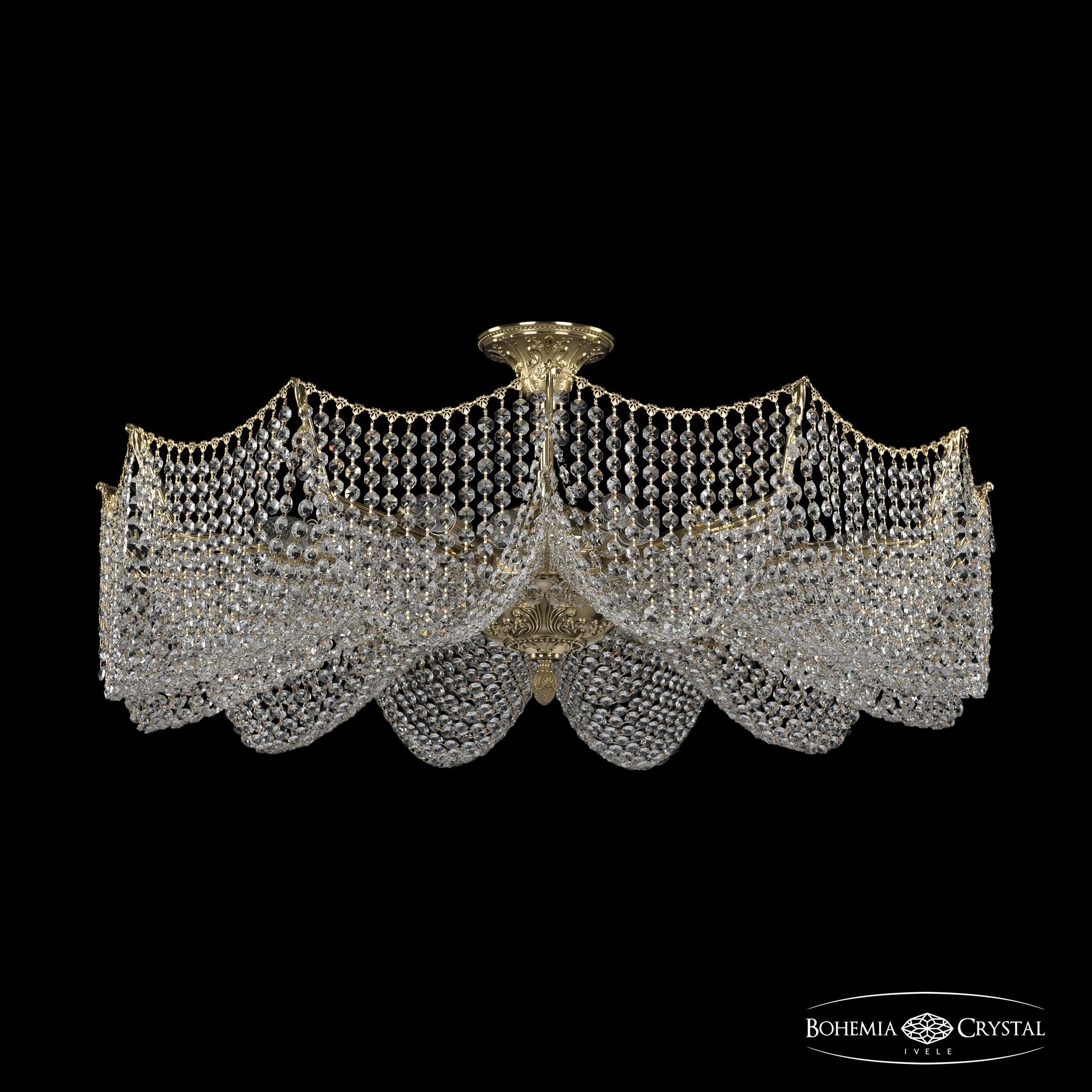 Потолочная хрустальная люстра Bohemia 7717 77171/95/12 G