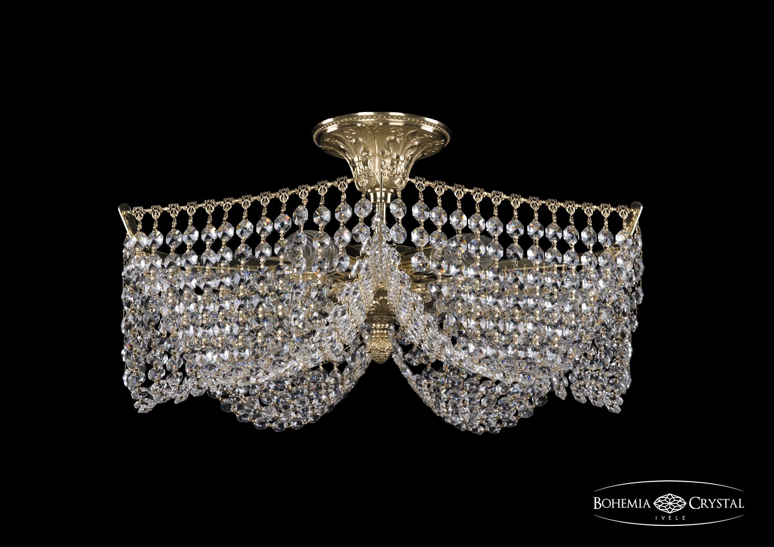 Потолочная хрустальная люстра Bohemia 7718 77181/49 G