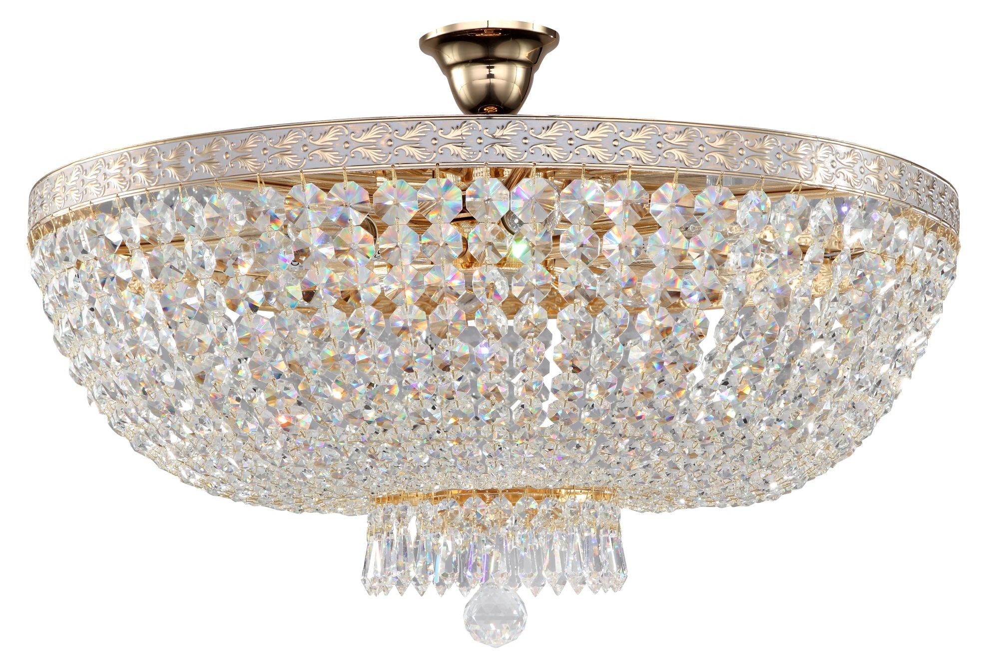 Потолочная хрустальная люстра Maytoni Bella DIA750-PT60-WG